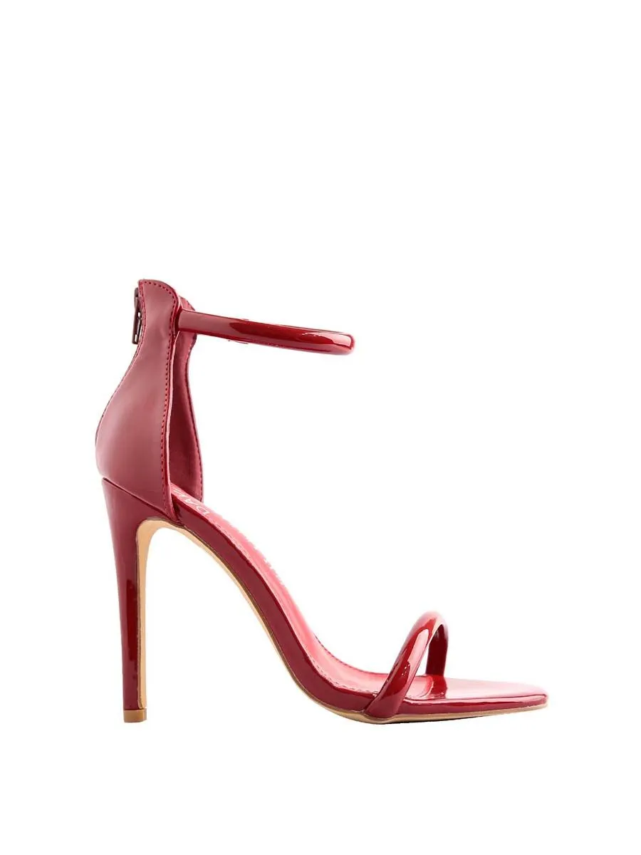 VILLAINS SF ARLENE Women's Heeled Sandals BURGUNDY PATENT VILLAINS SF ARLENE Women's Heeled Sandals BURGUNDY PATENT