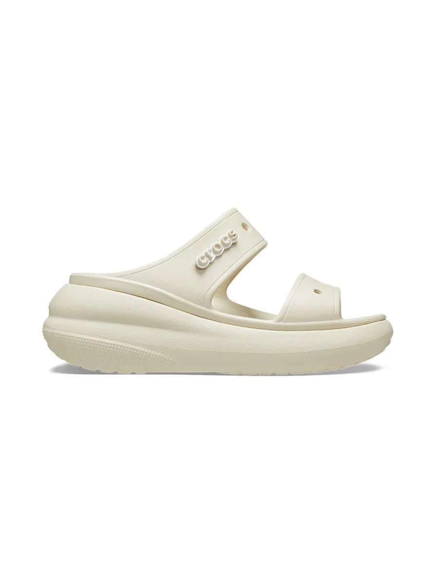 CROCS CREAM CROCS Crush Unisex Sandals CROCS CREAM CROCS Crush Unisex Sandals