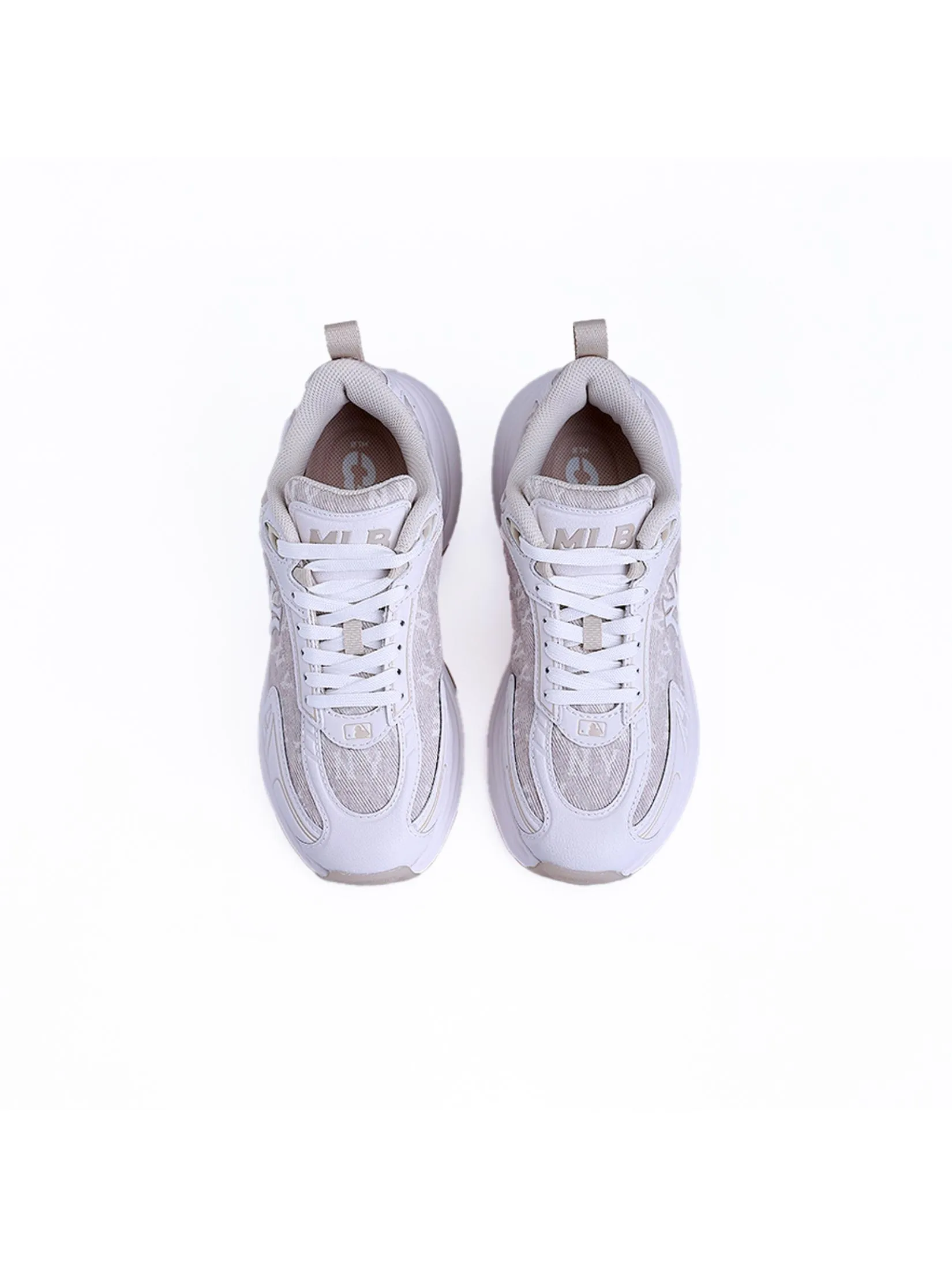 MLB Sneakers Unisex Xlg Chunky Denim Monogram Model 3ASHW065N 50BGS Beige MLB Sneakers Unisex Xlg Chunky Denim Monogram Model 3ASHW065N 50BGS Beige