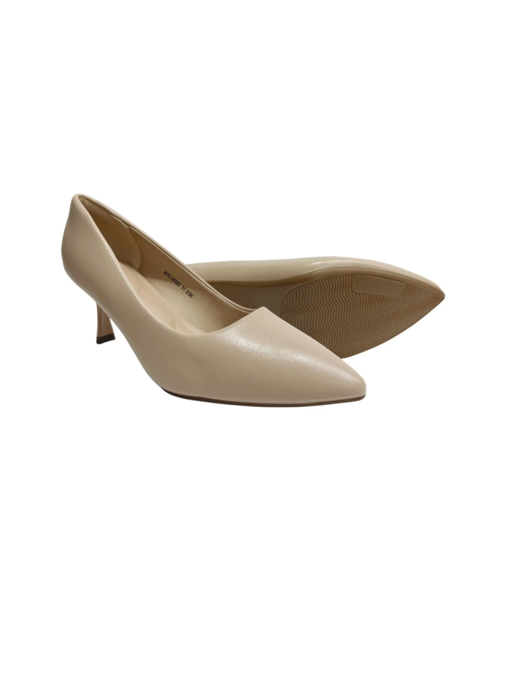 MARIA PIA Beige High-heeled shoes, model M75-24542 MARIA PIA Beige High-heeled shoes, model M75-24542