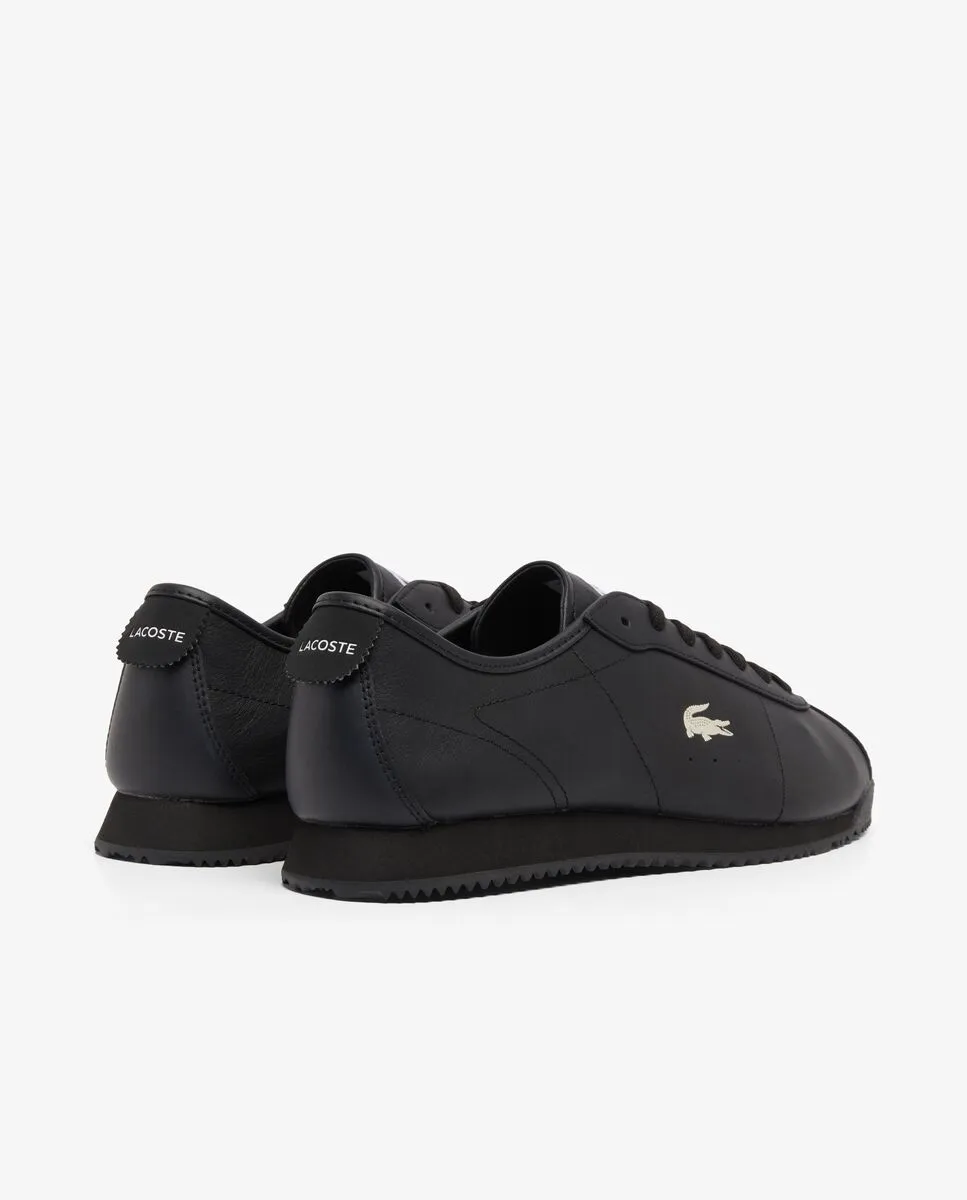 LACOSTE Men’s Club-Low Leather Sneakers Black LACOSTE Men’s Club-Low Leather Sneakers Black
