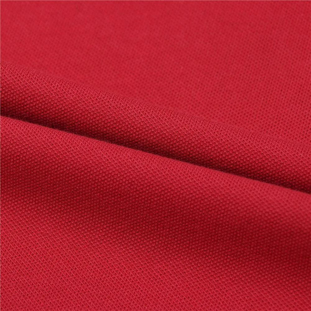 GIORDANO Red Men's Solid Polo GIORDANO Red Men's Solid Polo