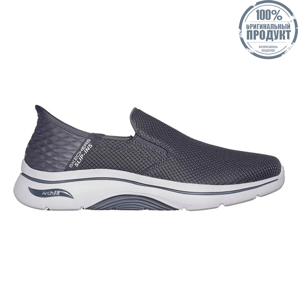 SKECHERS Men Training Shoes Slip-Ins: Go Walk AF 2.0 - Hands Free 2 Grey - SK108SH364DRTH SKECHERS Men Training Shoes Slip-Ins: Go Walk AF 2.0 - Hands Free 2 Grey - SK108SH364DRTH