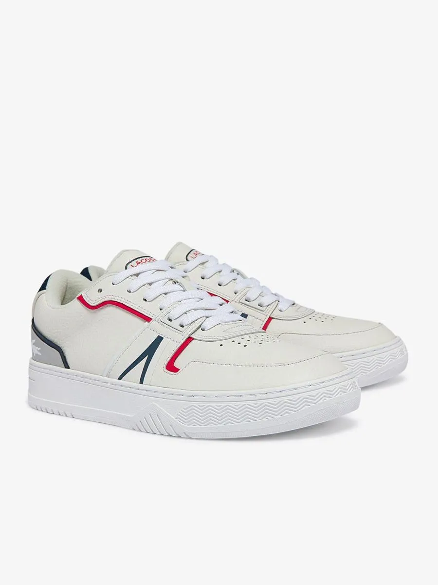 LACOSTE White Men’s L001 Leather Trainers LACOSTE White Men’s L001 Leather Trainers