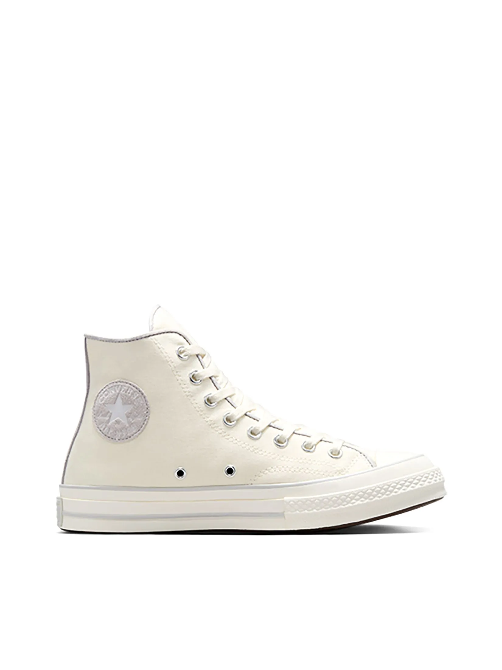 CONVERSE Men Sneakers Chuck 70 Archival Athletics Hi Cream Egret/Egret/Barely Grey CONVERSE Men Sneakers Chuck 70 Archival Athletics Hi Cream Egret/Egret/Barely Grey