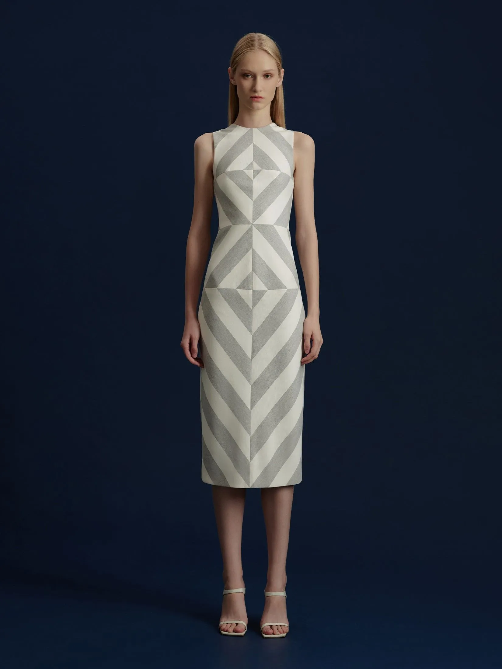ASAVA (AW24 )Avianna Sleeveless Women Dress Grey ASAVA (AW24 )Avianna Sleeveless Women Dress Grey