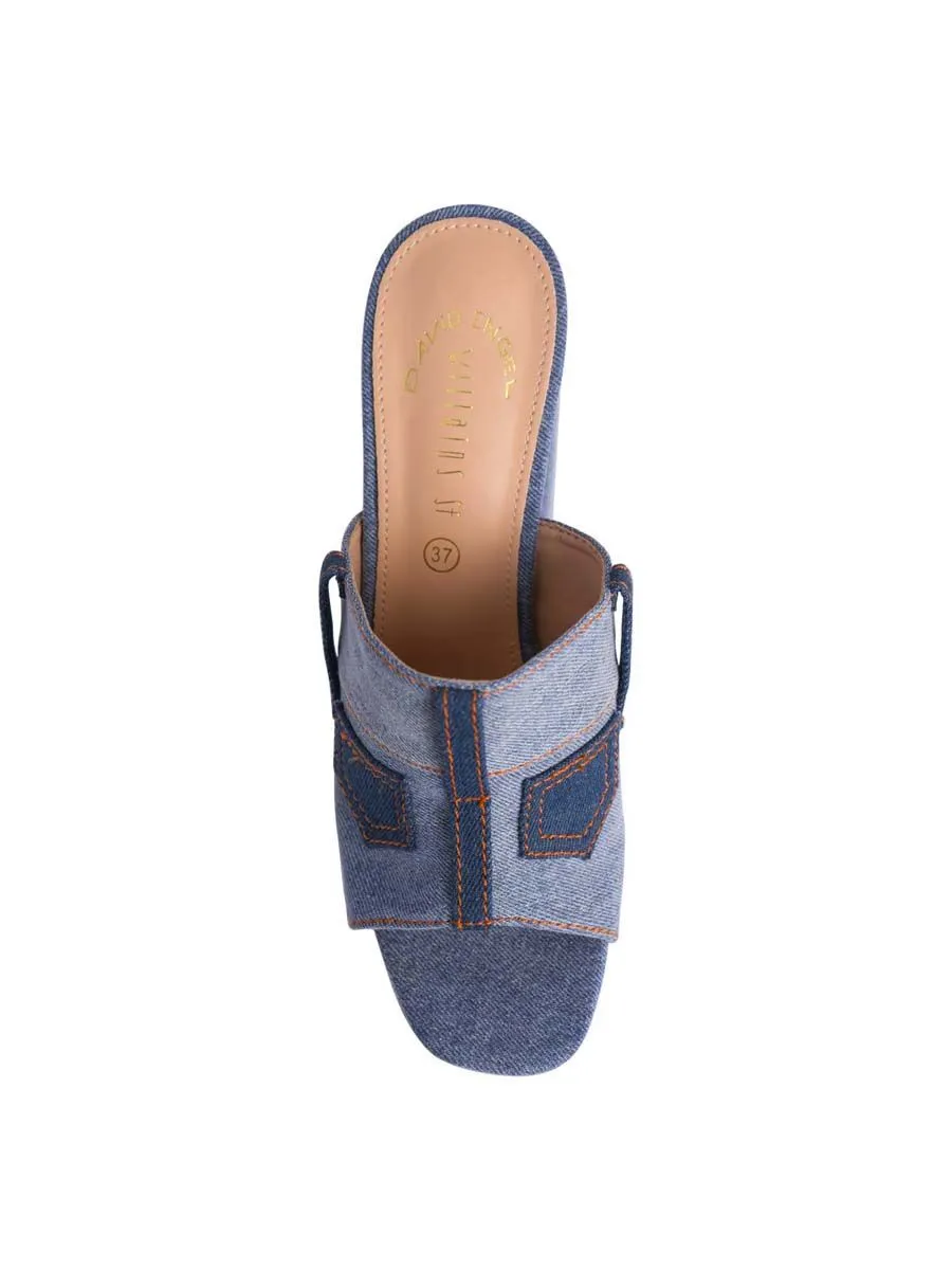 VILLAINS SF MERMUDA Sandal High Heel BLUE VILLAINS SF MERMUDA Sandal High Heel BLUE