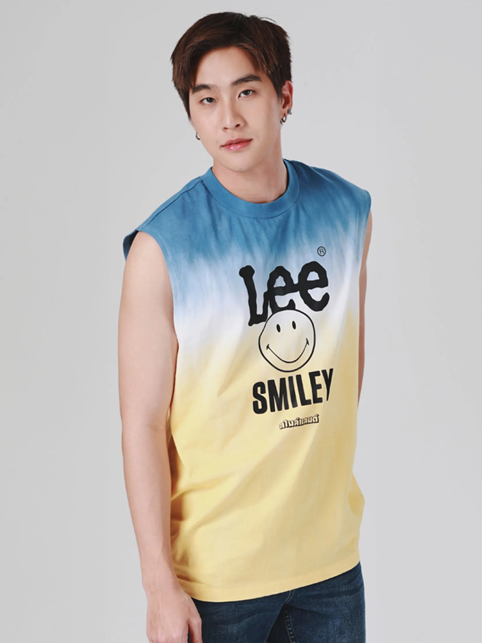 LEE Men's Tank Lee Smiley Collection Comfort Fit Yellow LEE Men's Tank Lee Smiley Collection Comfort Fit Yellow