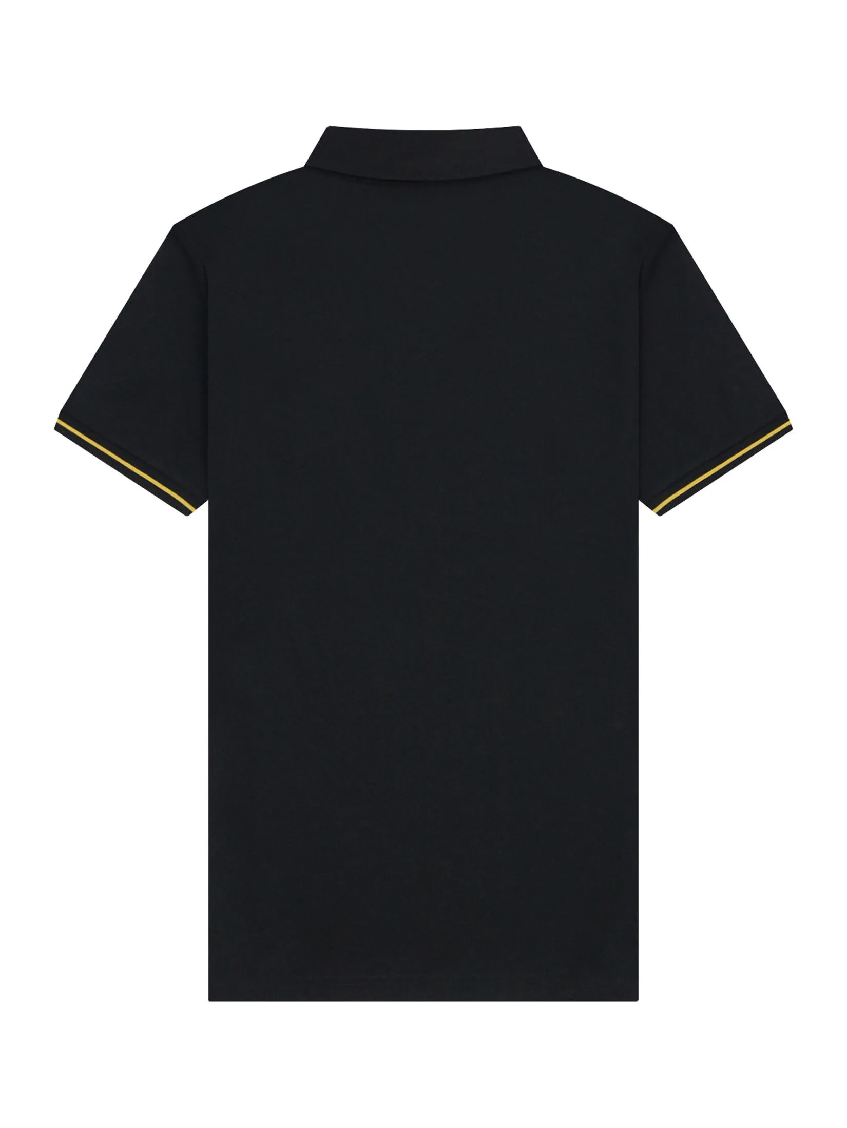 GIORDANO Men's Slim Interlock Plain Polo (Liquid Touch) Signature Black GIORDANO Men's Slim Interlock Plain Polo (Liquid Touch) Signature Black