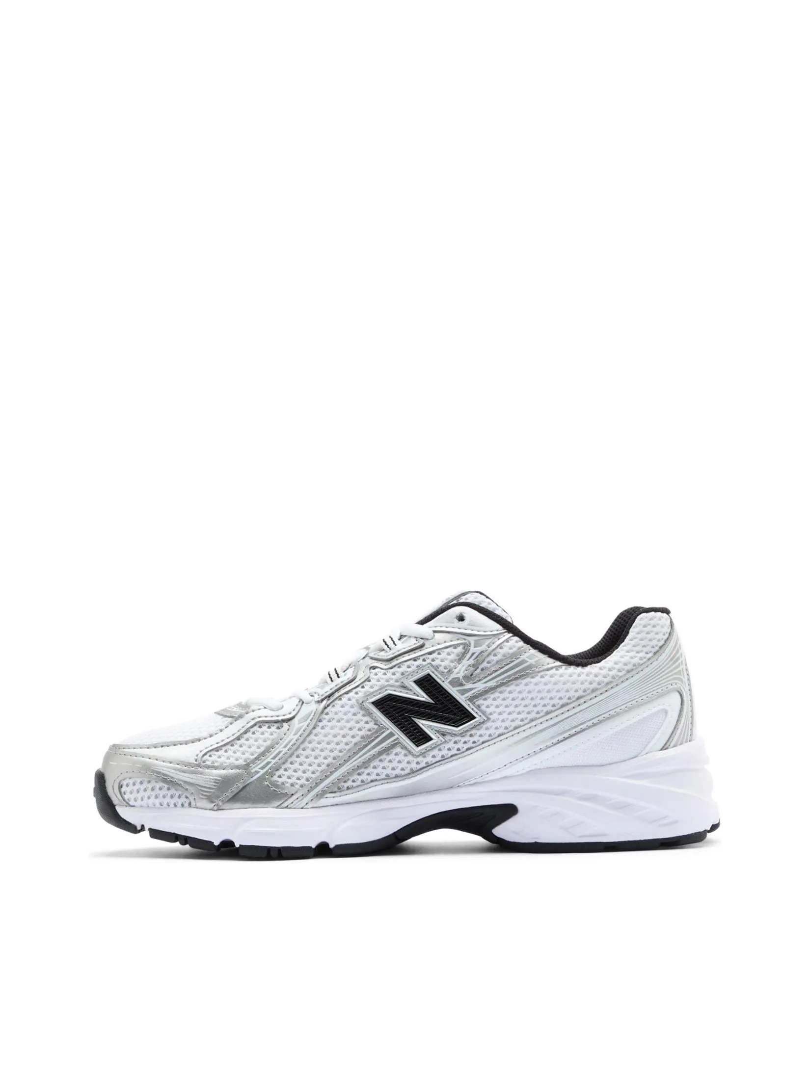 NEW BALANCE Unisex Sneakers 740 White/Silver Metallic NEW BALANCE Unisex Sneakers 740 White/Silver Metallic