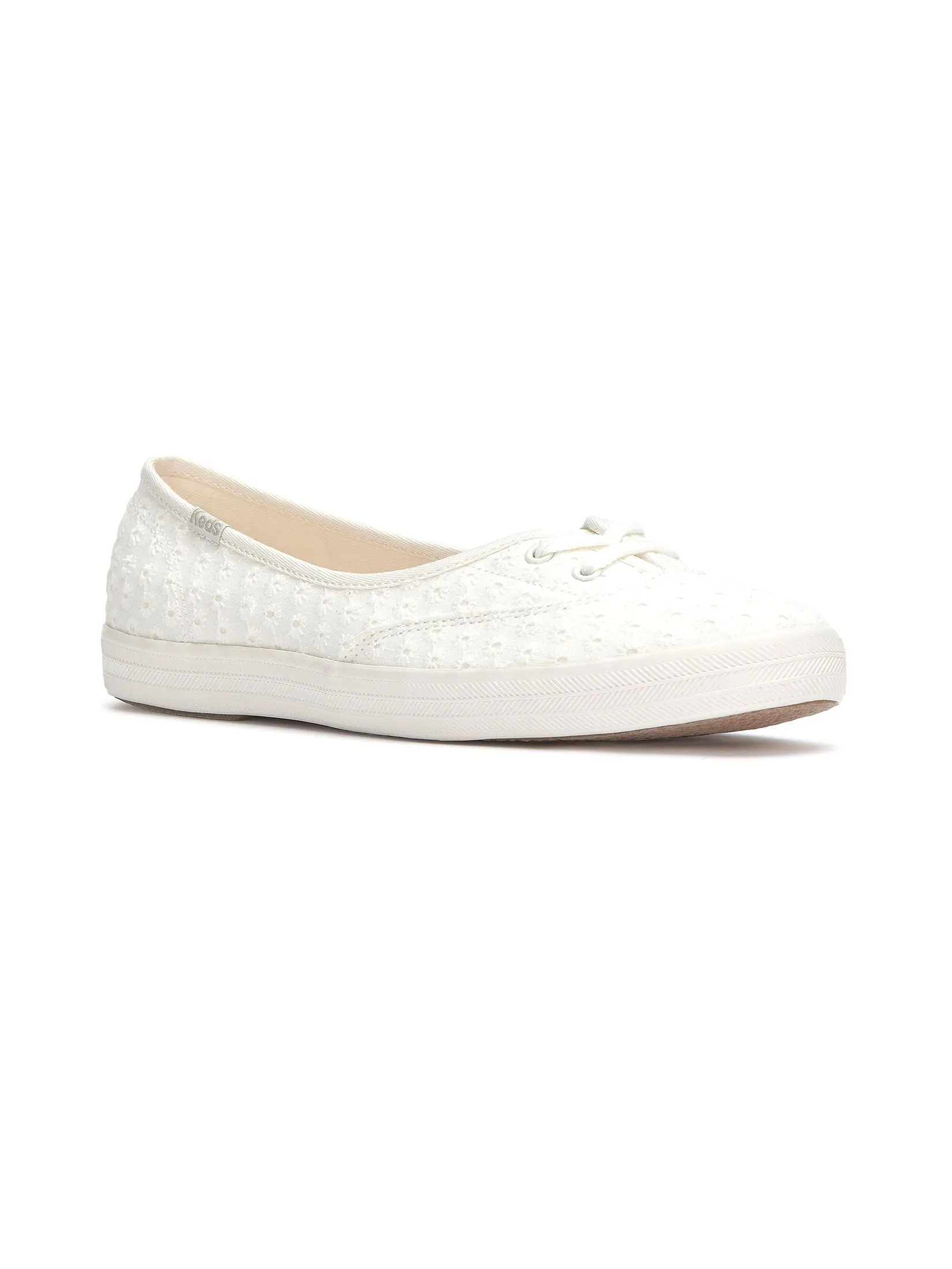 KEDS Women The Mini Daisy Eyelet Snow White KEDS Women The Mini Daisy Eyelet Snow White