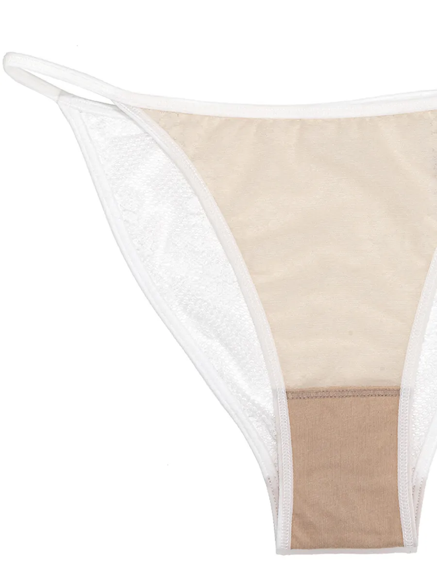 SABINA Panty Bikini Woman Basic Lace A/W 24 - Cream SABINA Panty Bikini Woman Basic Lace A/W 24 - Cream