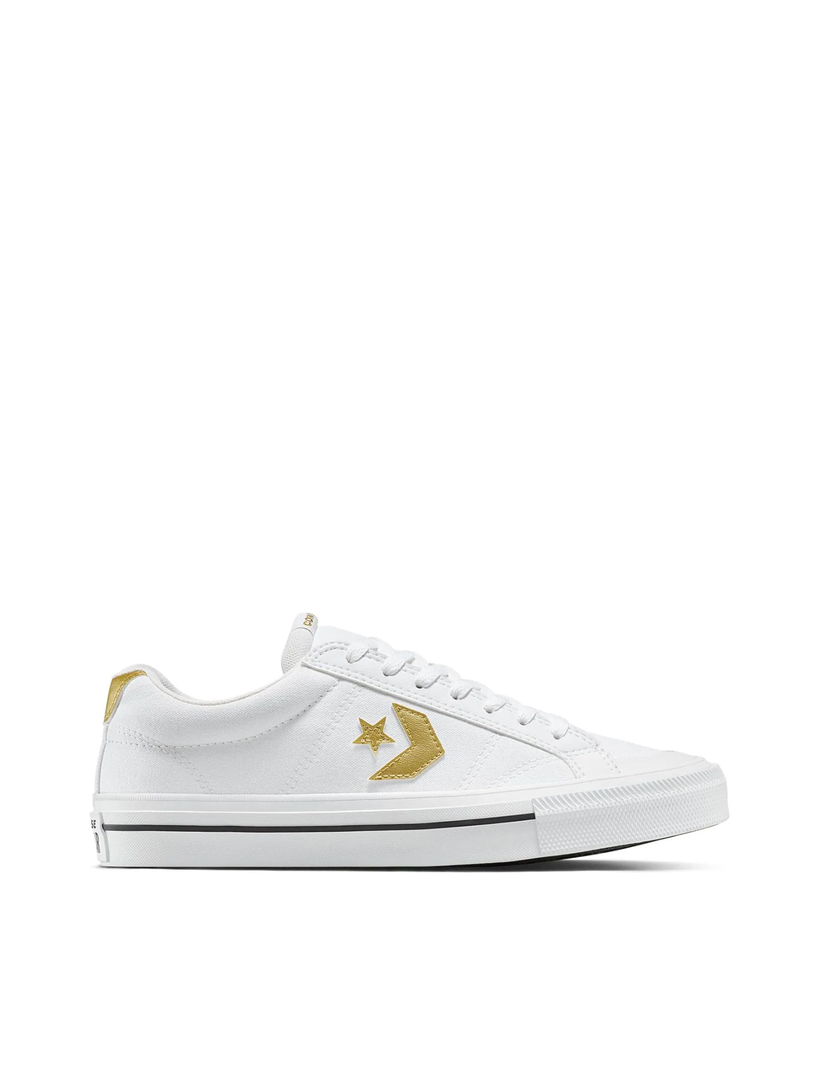 CONVERSE Women Sneakers Converse Sport Casual Seasonal Color OX White/Gold CONVERSE Women Sneakers Converse Sport Casual Seasonal Color OX White/Gold