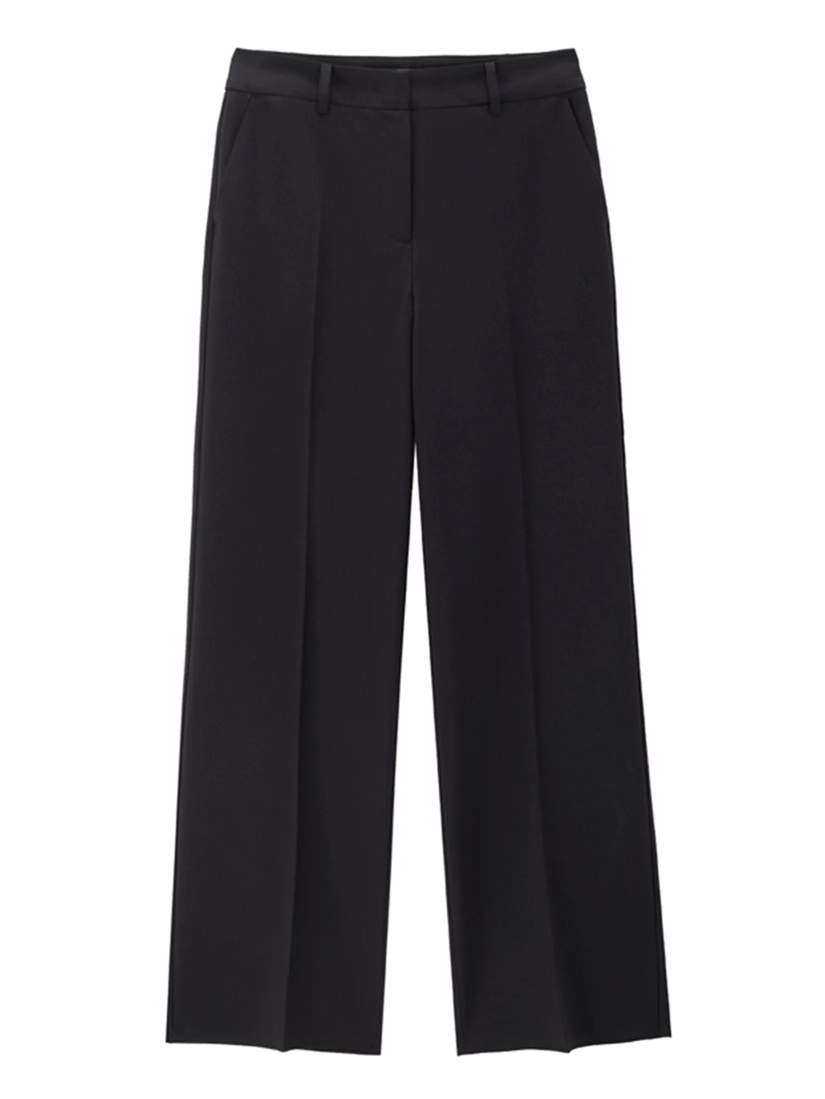 GIORDANO Women s  Online Exclusive Pleated Hidden Pocket Pants (Korea) Black GIORDANO Women s  Online Exclusive Pleated Hidden Pocket Pants (Korea) Black