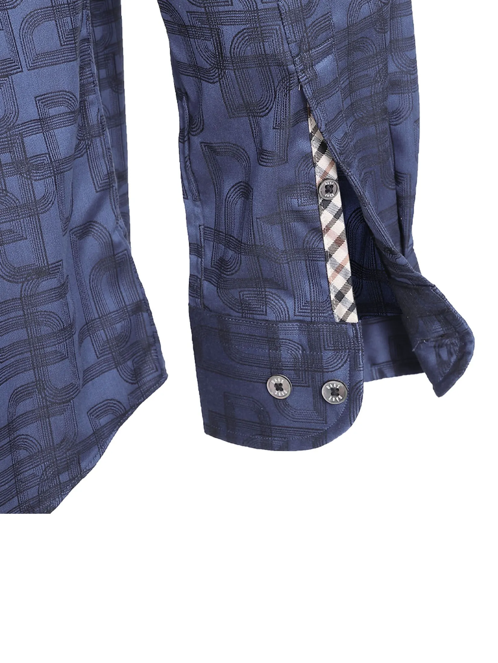 DAKS MEN Long Sleeve Shirt Smart Fit Navy DAKS MEN Long Sleeve Shirt Smart Fit Navy