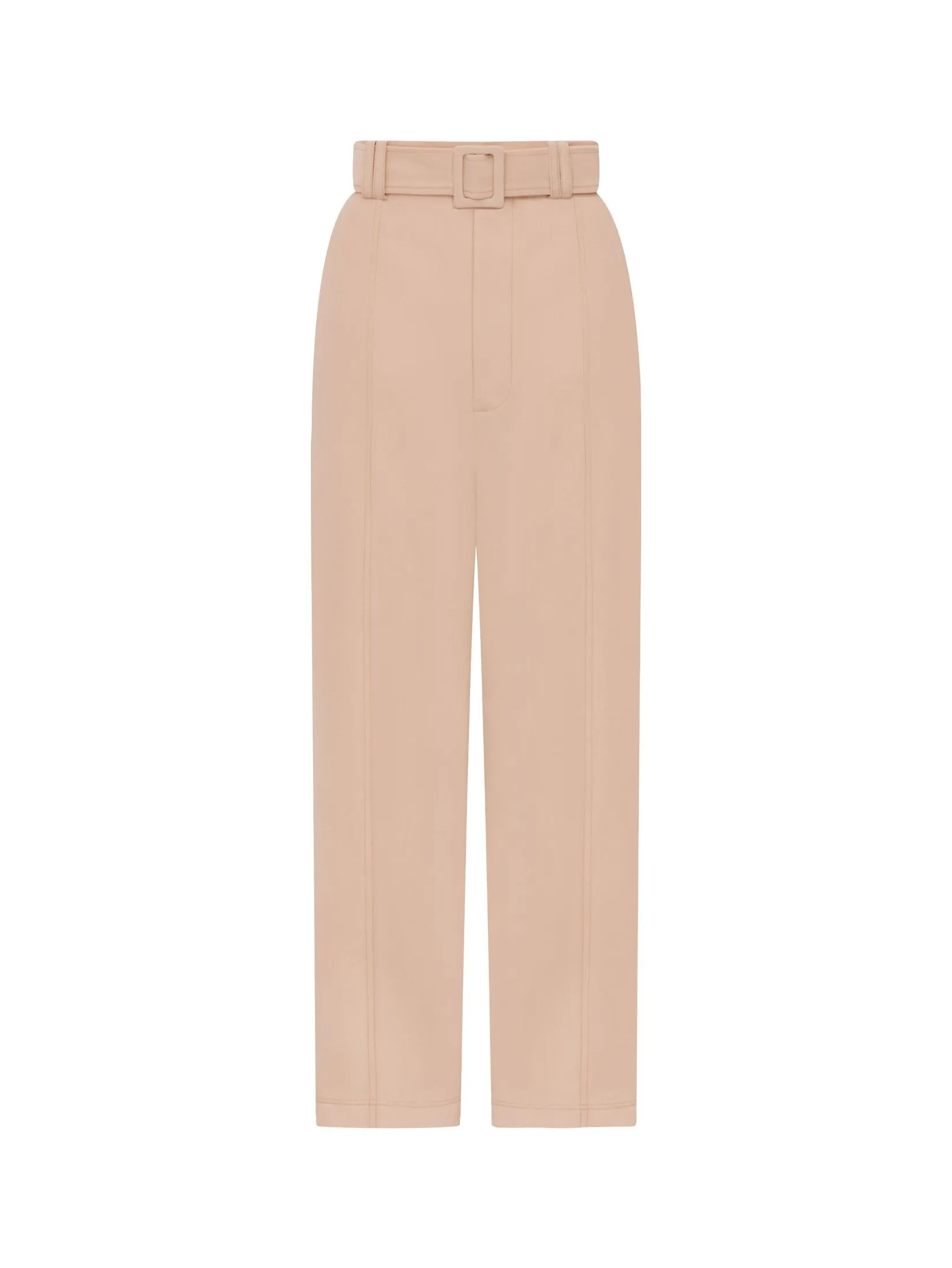 ASV (AW24)Cyra Belt Tapered Women Pants Beige ASV (AW24)Cyra Belt Tapered Women Pants Beige