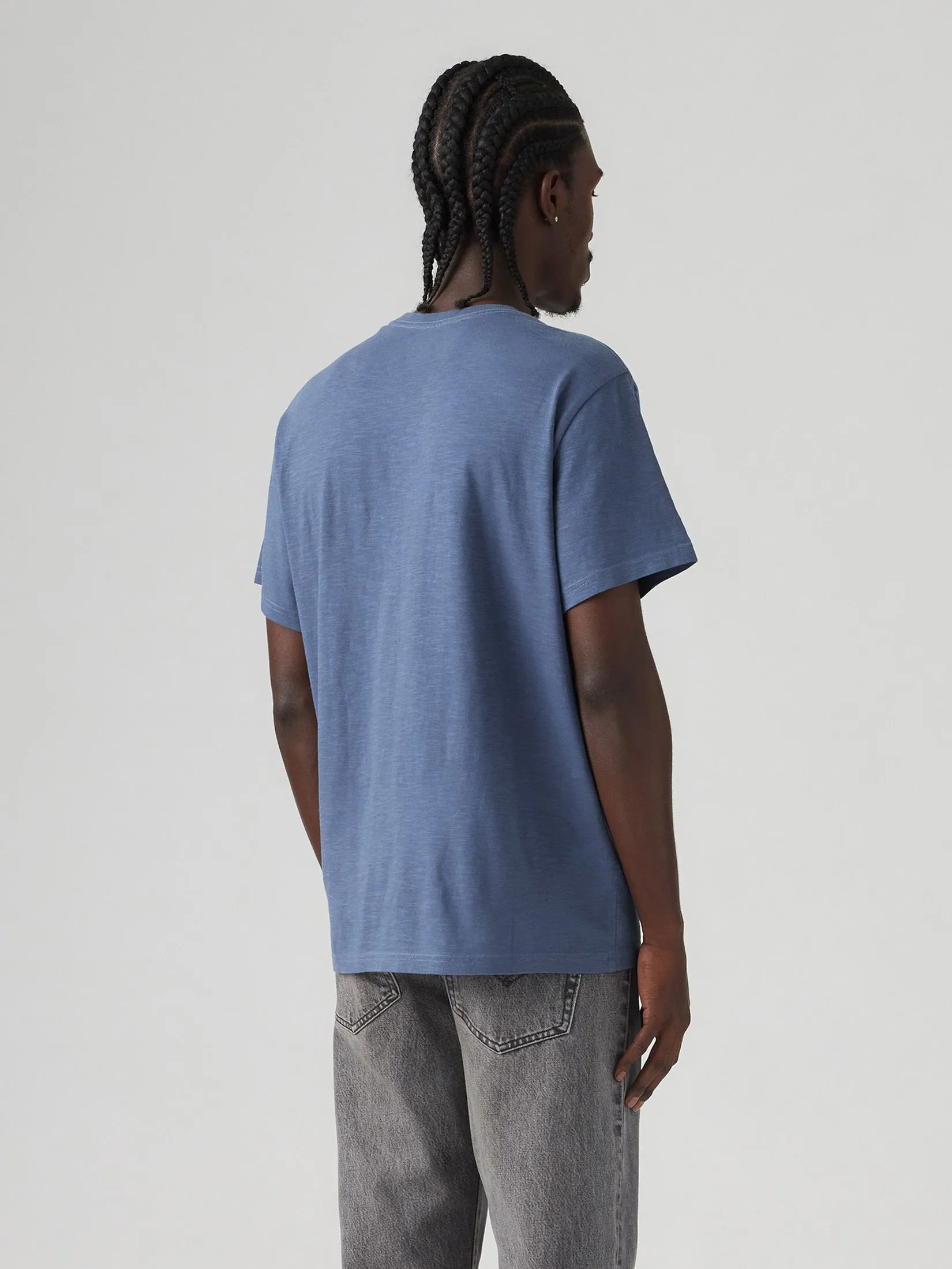 LEVI'S Men's Relaxed Fit Short Sleeve Graphic T-Shirt Blue LEVI'S Men's Relaxed Fit Short Sleeve Graphic T-Shirt Blue
