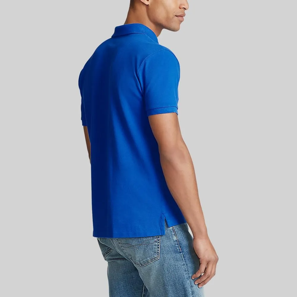 POLO RALPH LAUREN Custom Slim Fit Mesh Polo Blue MNPOKNI1N820489 POLO RALPH LAUREN Custom Slim Fit Mesh Polo Blue MNPOKNI1N820489