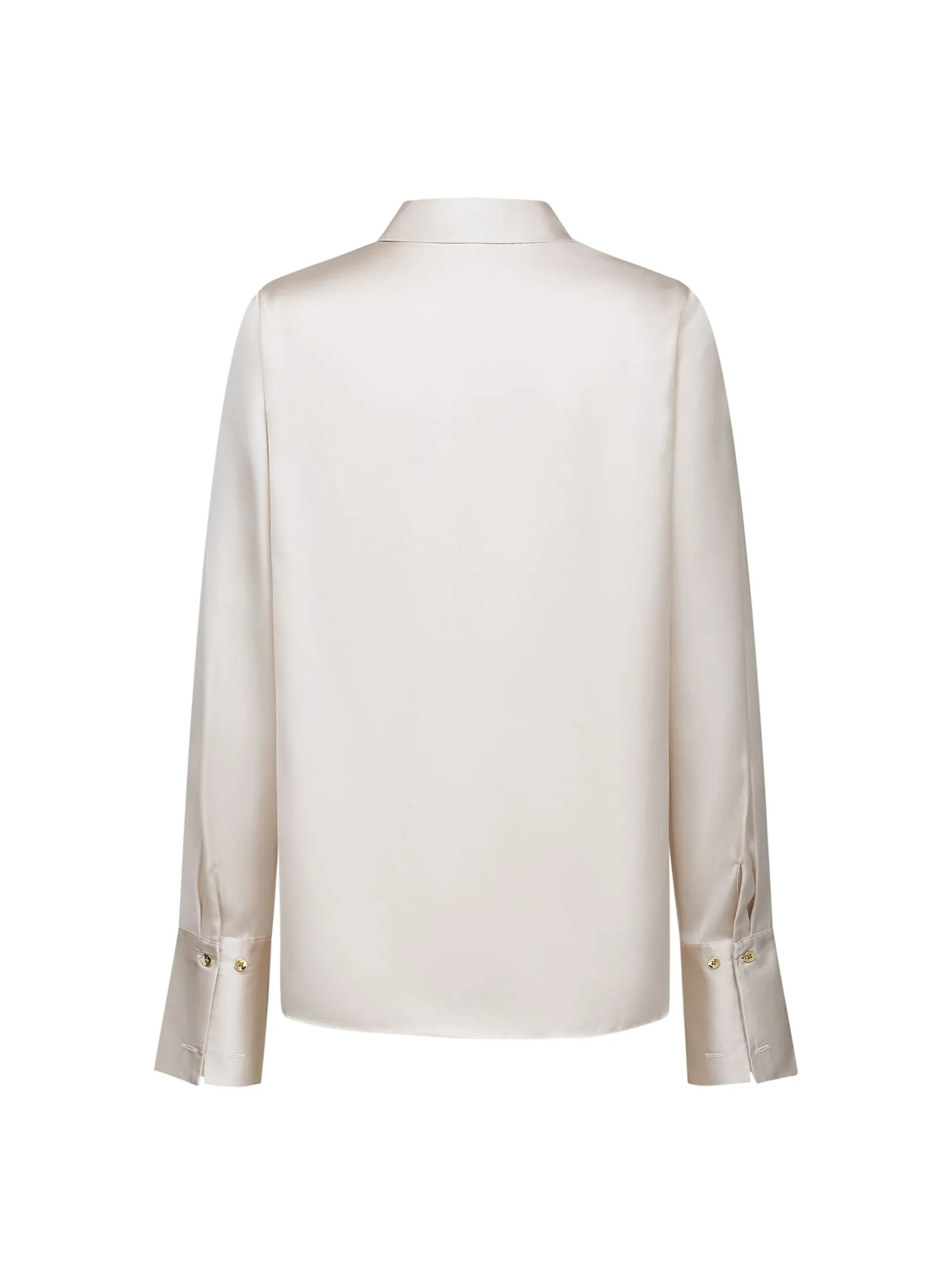 G2000 Women Clothing Satin Ruffled Stand Collar Blouse With Detachable Accessory Regular Fit - Beige G2000 Women Clothing Satin Ruffled Stand Collar Blouse With Detachable Accessory Regular Fit - Beige