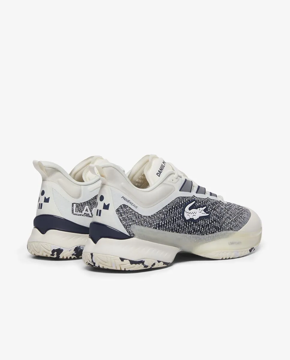 LACOSTE Men’s AG-LT23 Ultra x Daniil Medvedev Tennis Shoes White LACOSTE Men’s AG-LT23 Ultra x Daniil Medvedev Tennis Shoes White