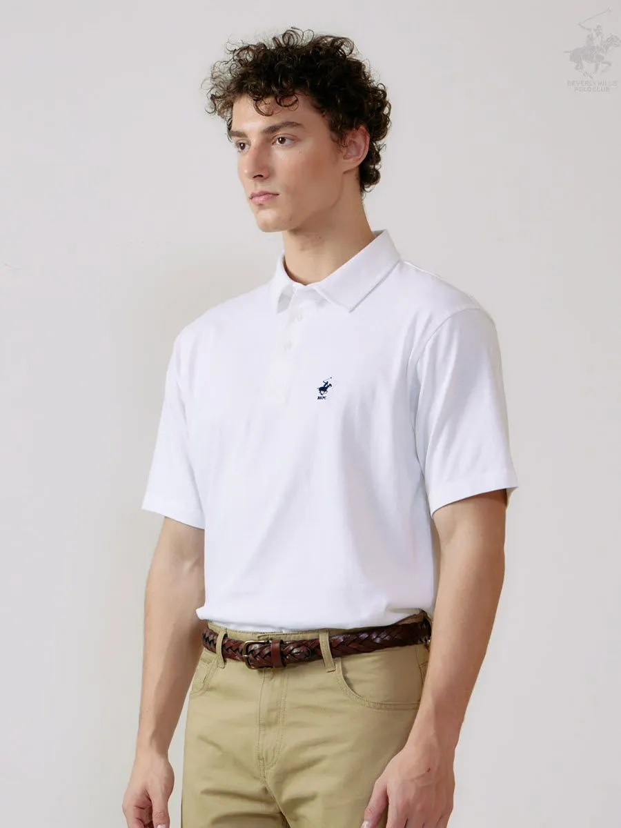 BEVERLY HILLS POLO CLUB White Men Polo Shirts Model BN2C105 BEVERLY HILLS POLO CLUB White Men Polo Shirts Model BN2C105