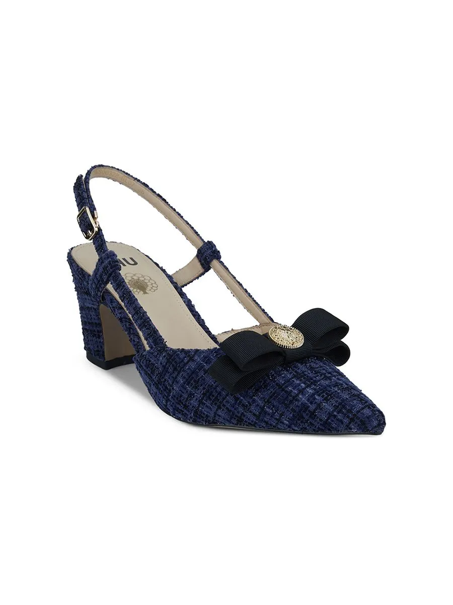 SHU WOMEN  X THE MANNERS LADY VIOLET - MULTI NAVY TWEED SHU WOMEN  X THE MANNERS LADY VIOLET - MULTI NAVY TWEED