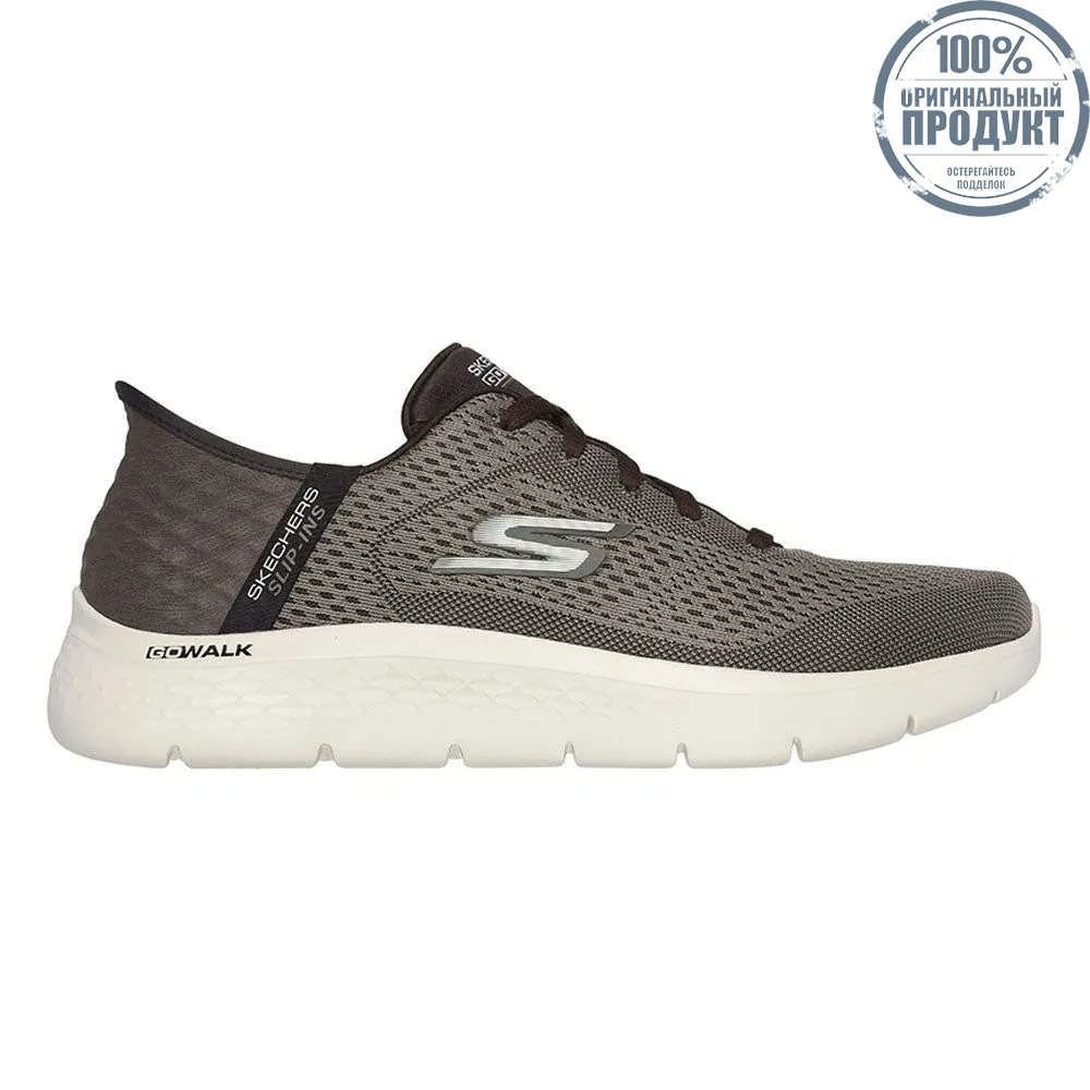 SKECHERS Men Training Shoes Slip-ins®: GO WALK® Flex - New World Brown - SK108SH539EHTH SKECHERS Men Training Shoes Slip-ins®: GO WALK® Flex - New World Brown - SK108SH539EHTH