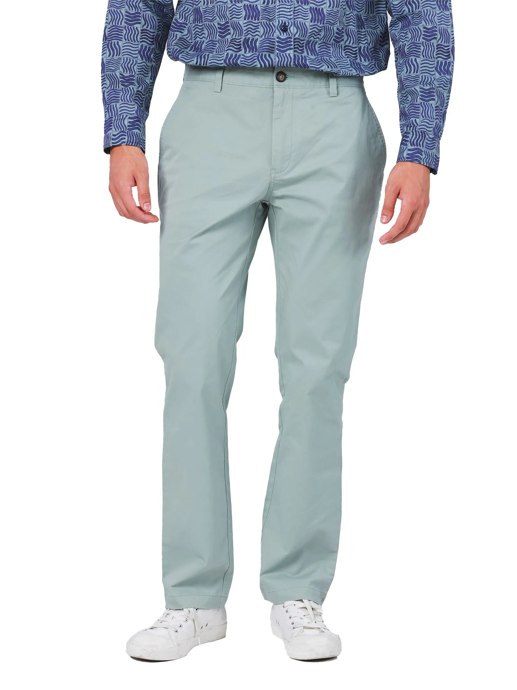 JOHN HENRY Men's Pants (Regular Fit) REJUVENATE VACATION Green JOHN HENRY Men's Pants (Regular Fit) REJUVENATE VACATION Green