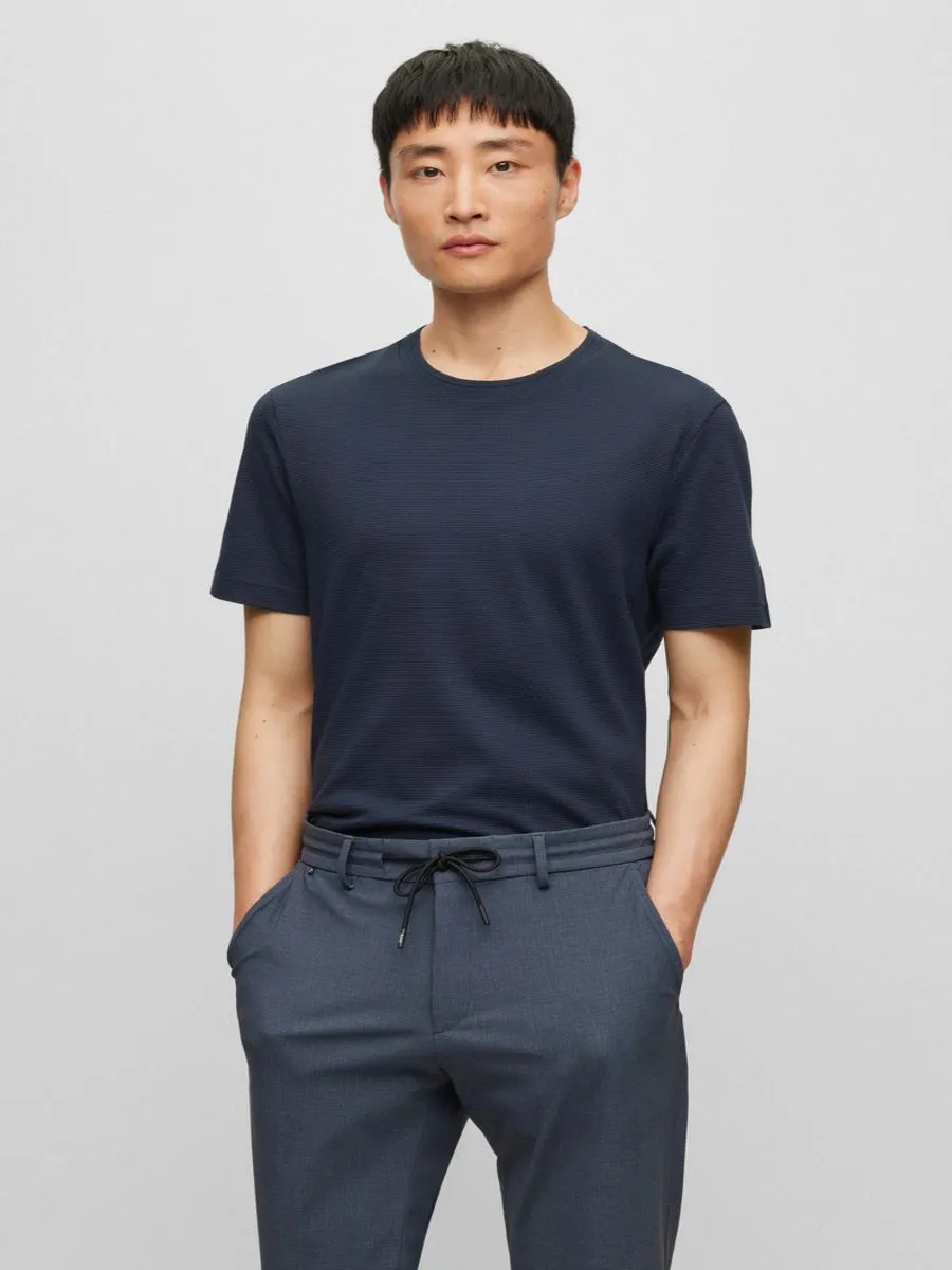 BOSS Men's T-Shirt Regular Fit Dark Blue BOSS Men's T-Shirt Regular Fit Dark Blue