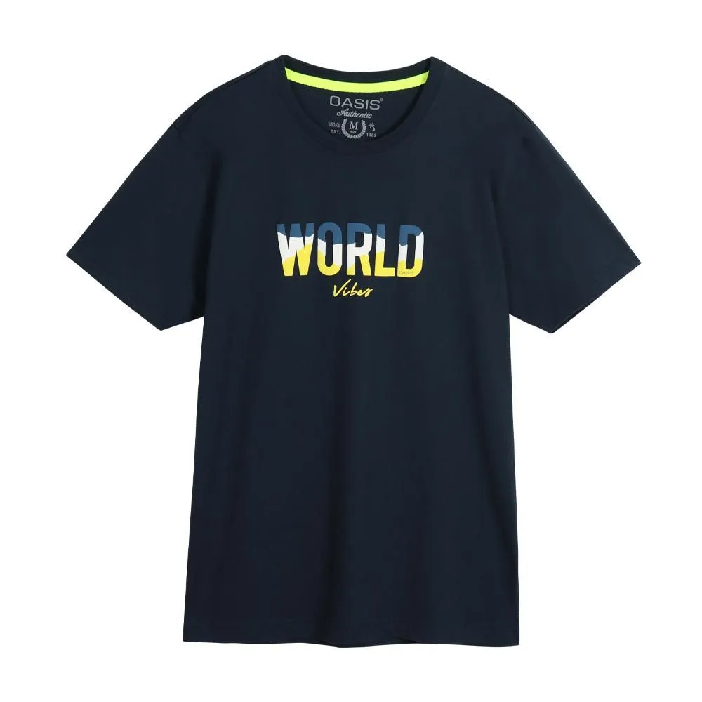 OASIS Navy Blue T-shirt Short sleeved OASIS Navy Blue T-shirt Short sleeved