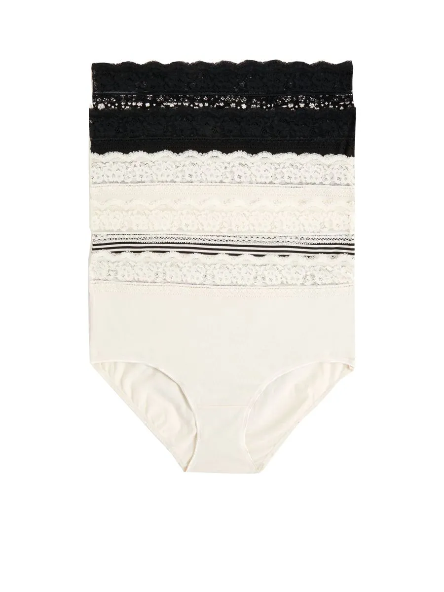 MARKS & SPENCER Women Full Briefs Printed 5 pk MARKS & SPENCER Women Full Briefs Printed 5 pk