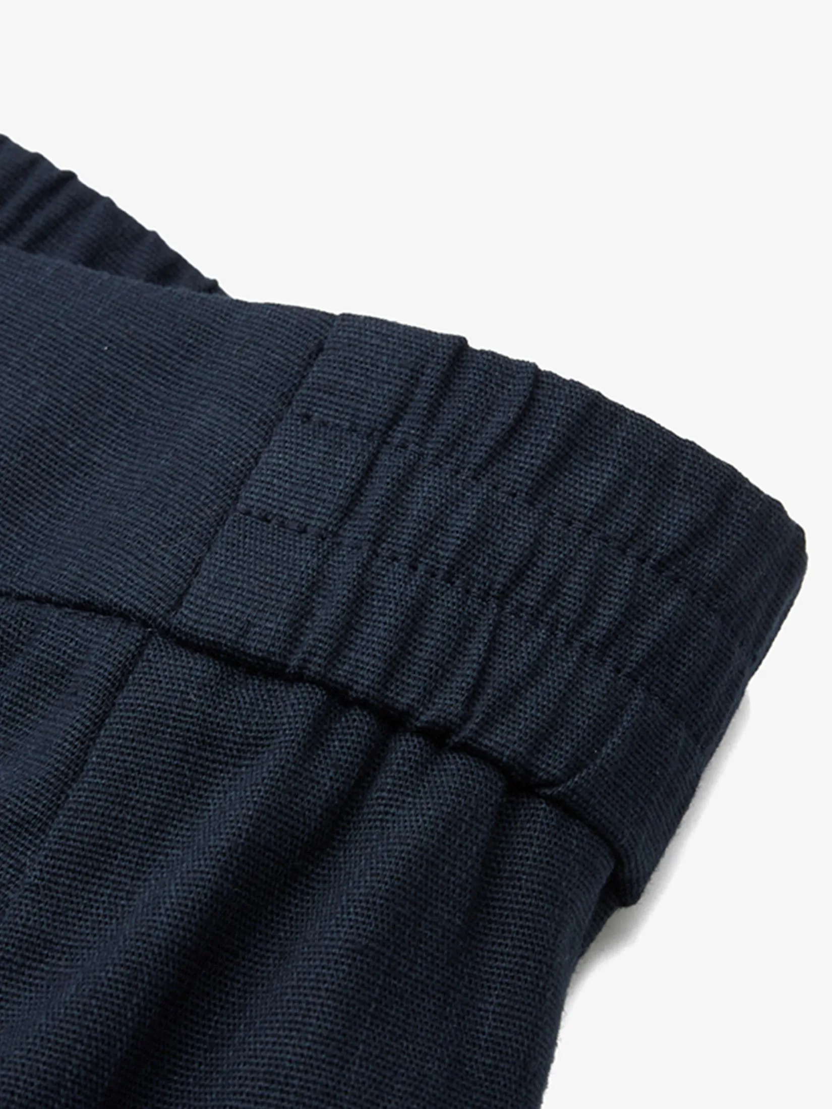 GIORDANO Women's Online Exclusive Wide-Leg Cropped Pants Night Blue GIORDANO Women's Online Exclusive Wide-Leg Cropped Pants Night Blue
