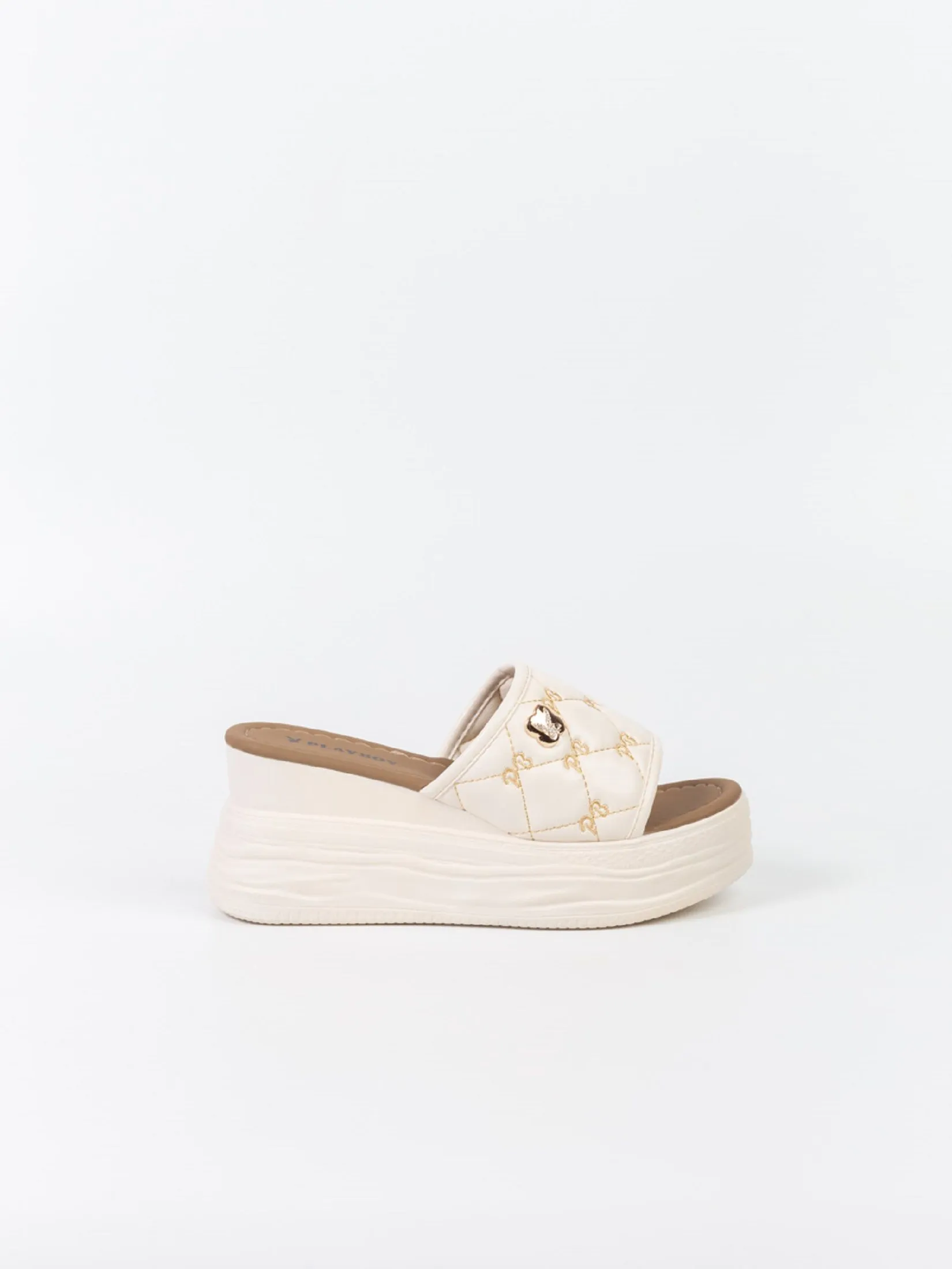PLAYBOY Women Wedge heels  ST-HS244C120  Latte(WH) PLAYBOY Women Wedge heels  ST-HS244C120  Latte(WH)
