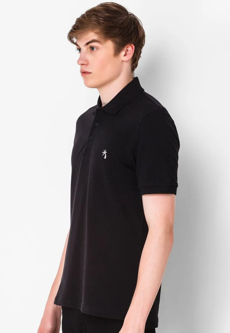 OASIS Black Maglorix Tree Logo Design Polo OASIS Black Maglorix Tree Logo Design Polo