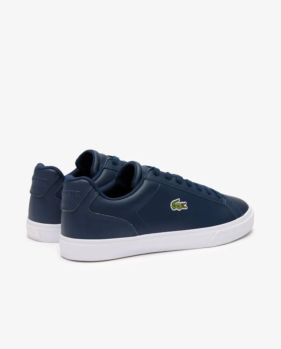 LACOSTE Navy Men’s Lacoste Lerond Pro Leather Trainers LACOSTE Navy Men’s Lacoste Lerond Pro Leather Trainers