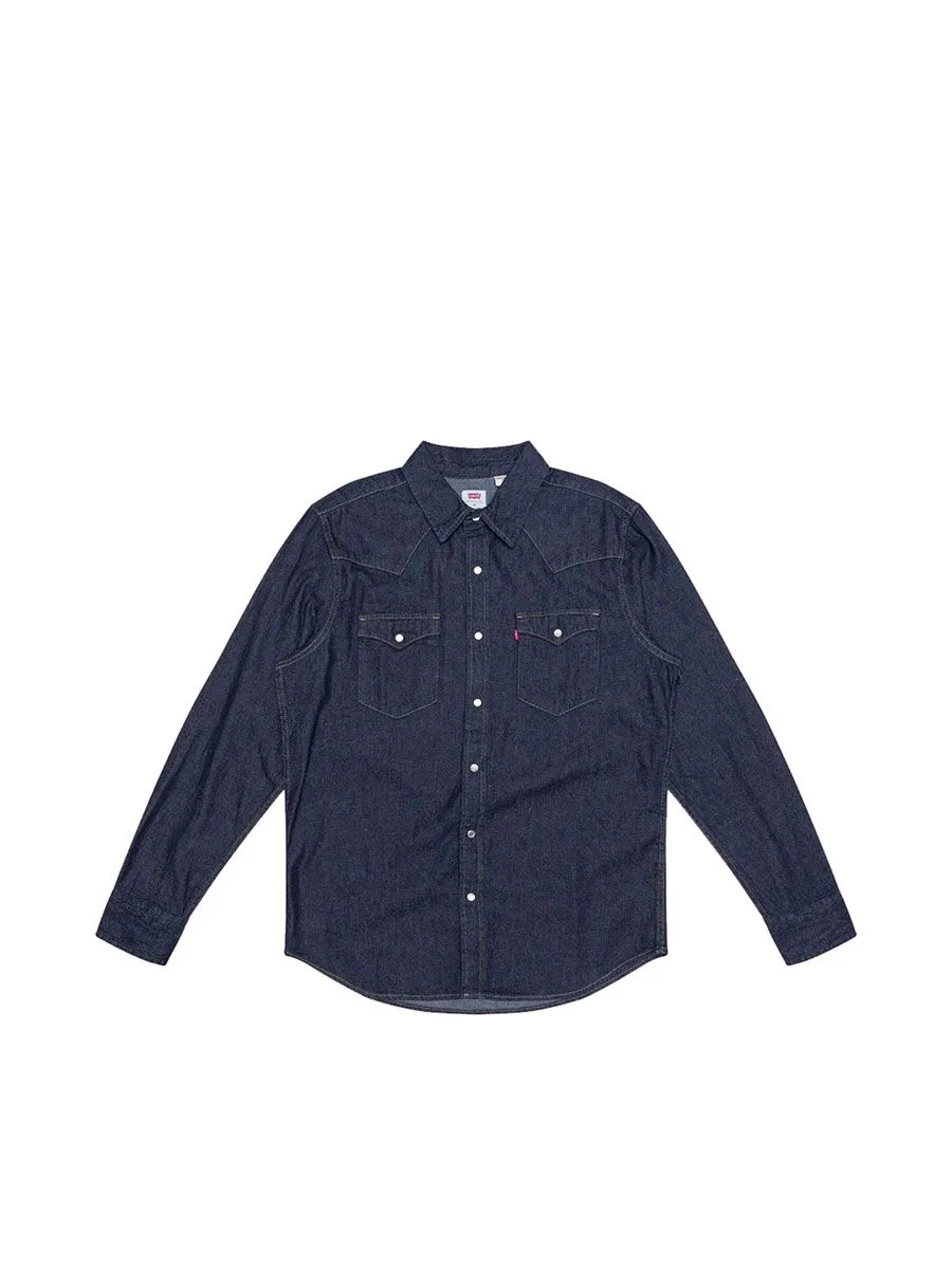 LEVI'S Men's Classic Western Standard Red Cast Rinse Takedown Navy Blue LEVI'S Men's Classic Western Standard Red Cast Rinse Takedown Navy Blue