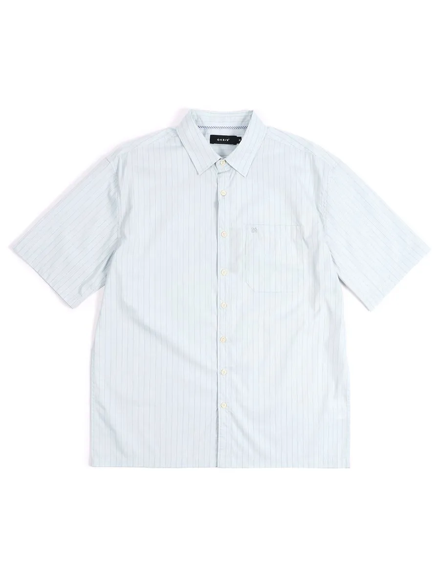 OASIS Men's Short sleeve Shirt Light blue OASIS Men's Short sleeve Shirt Light blue
