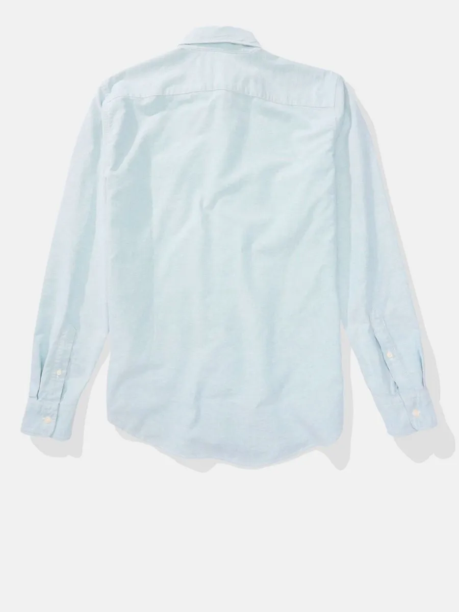 American Eagle MEN INT SF BTD YD SOLID OXFORD W EAGLE 372 MIST GREEN American Eagle MEN INT SF BTD YD SOLID OXFORD W EAGLE 372 MIST GREEN