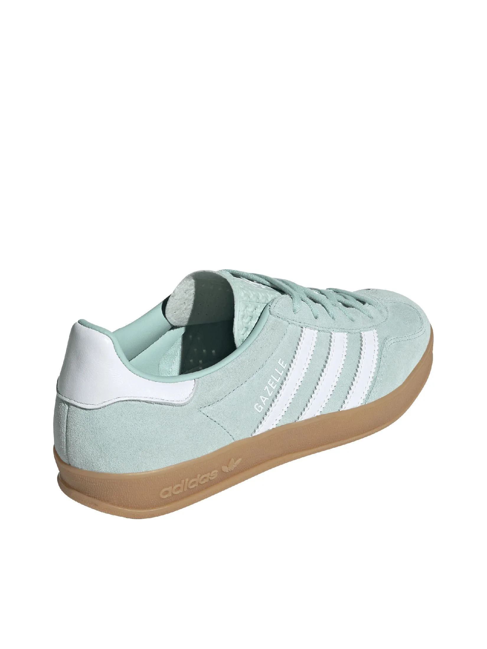 ADIDAS Women Sneakers Gazelle Indoor JS1396 Green / Ash Green / Gum 3 / Ftwr White ADIDAS Women Sneakers Gazelle Indoor JS1396 Green / Ash Green / Gum 3 / Ftwr White