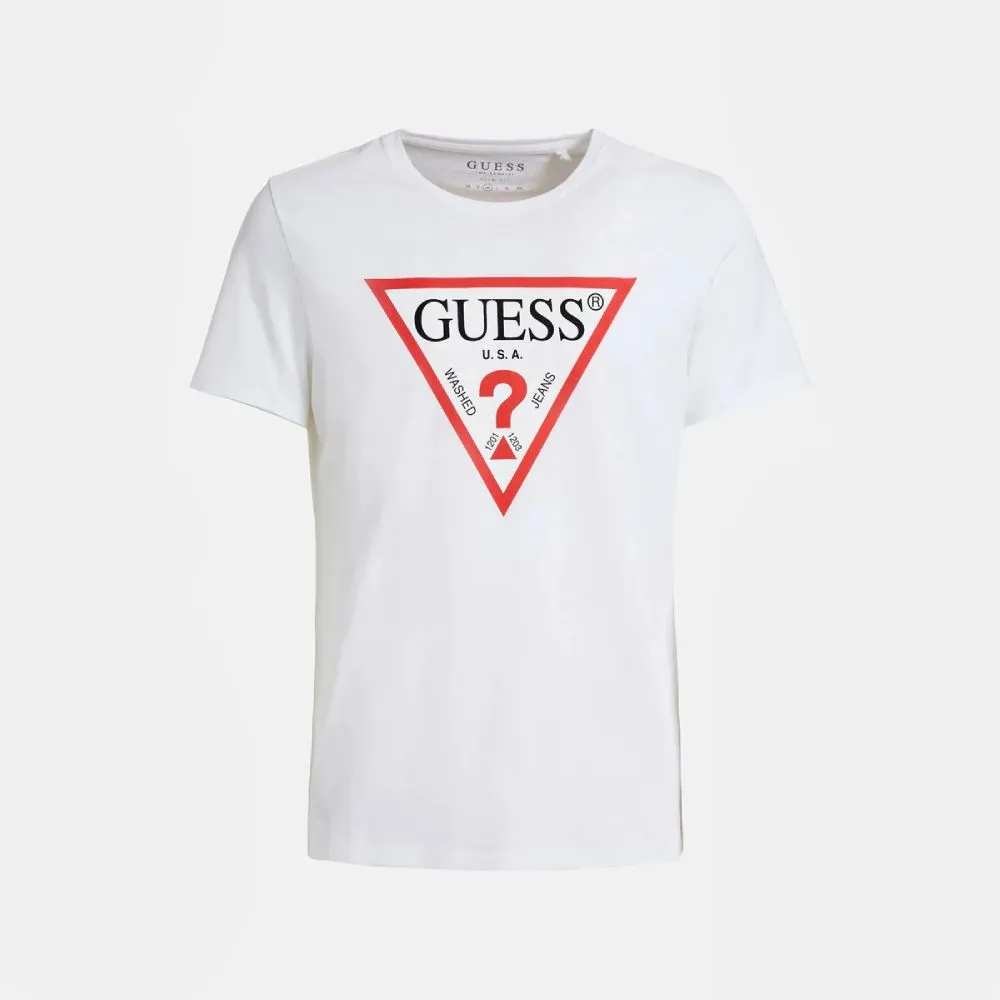 GUESS Men T-shirt M2GI68KBA60 White GUESS Men T-shirt M2GI68KBA60 White