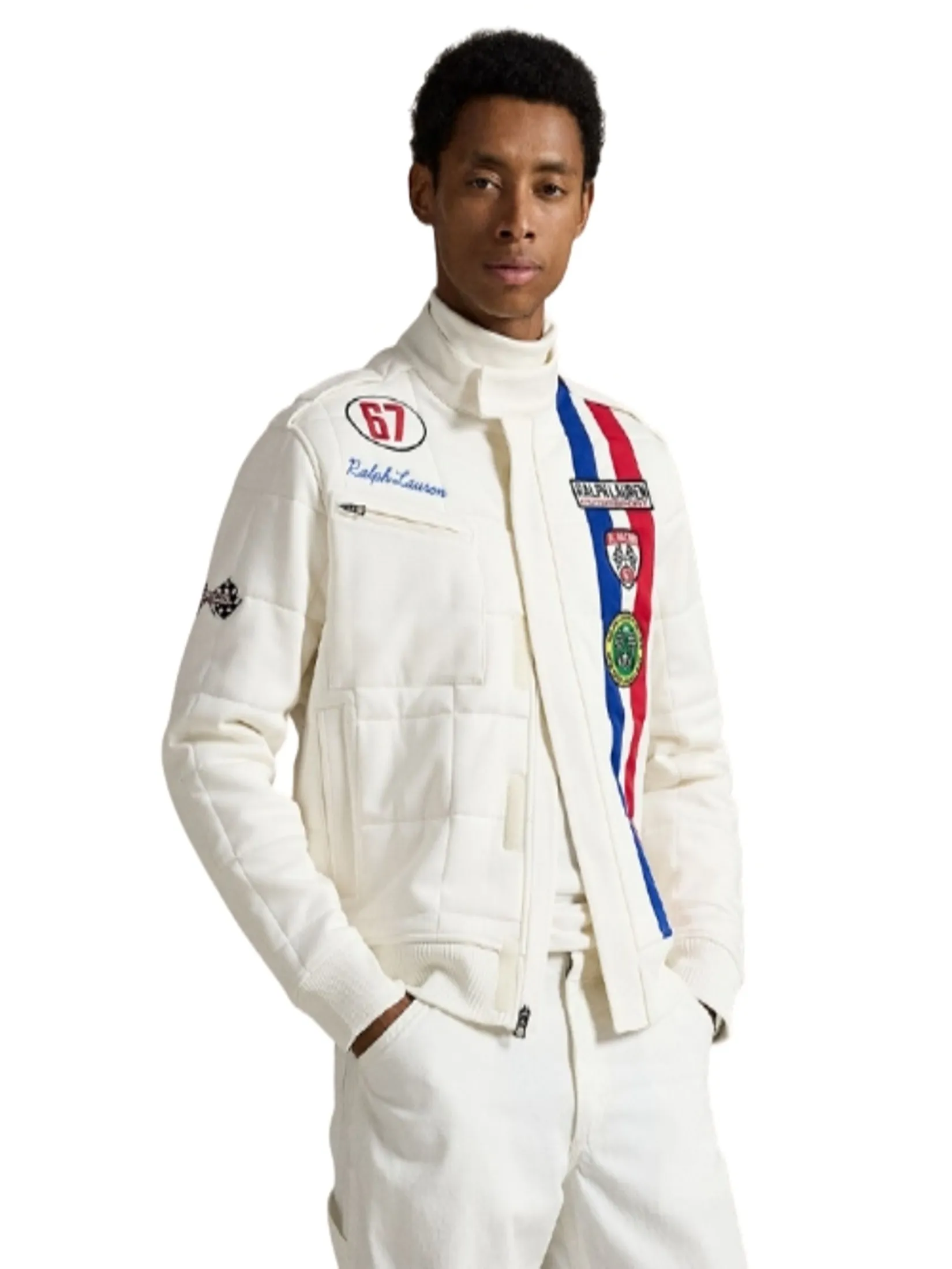POLO RALPH LAUREN Jacket Men MNPOKNI16824496 White POLO RALPH LAUREN Jacket Men MNPOKNI16824496 White