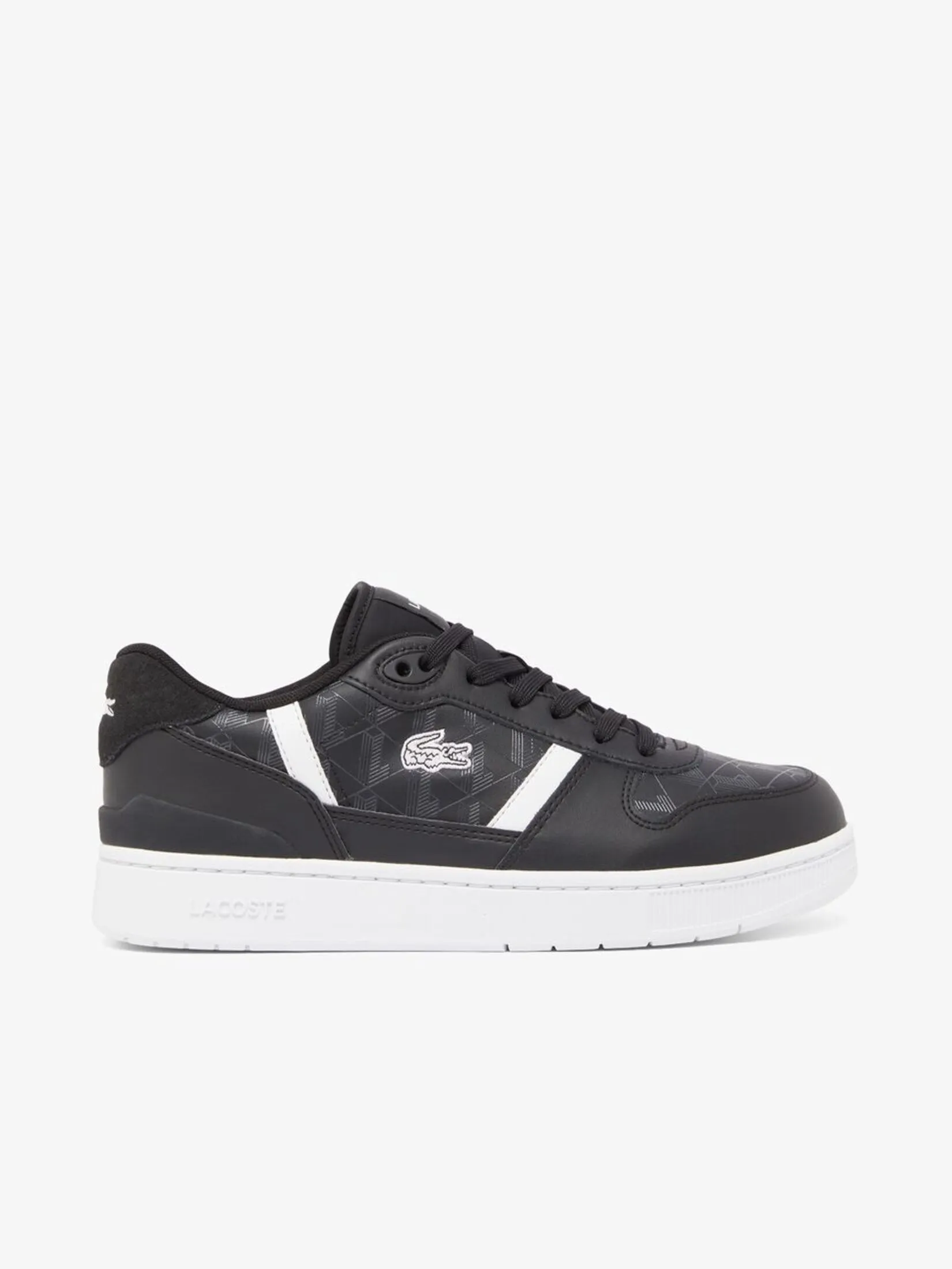 LACOSTE Men’s T-Clip Set Leather Sneakers Black LACOSTE Men’s T-Clip Set Leather Sneakers Black