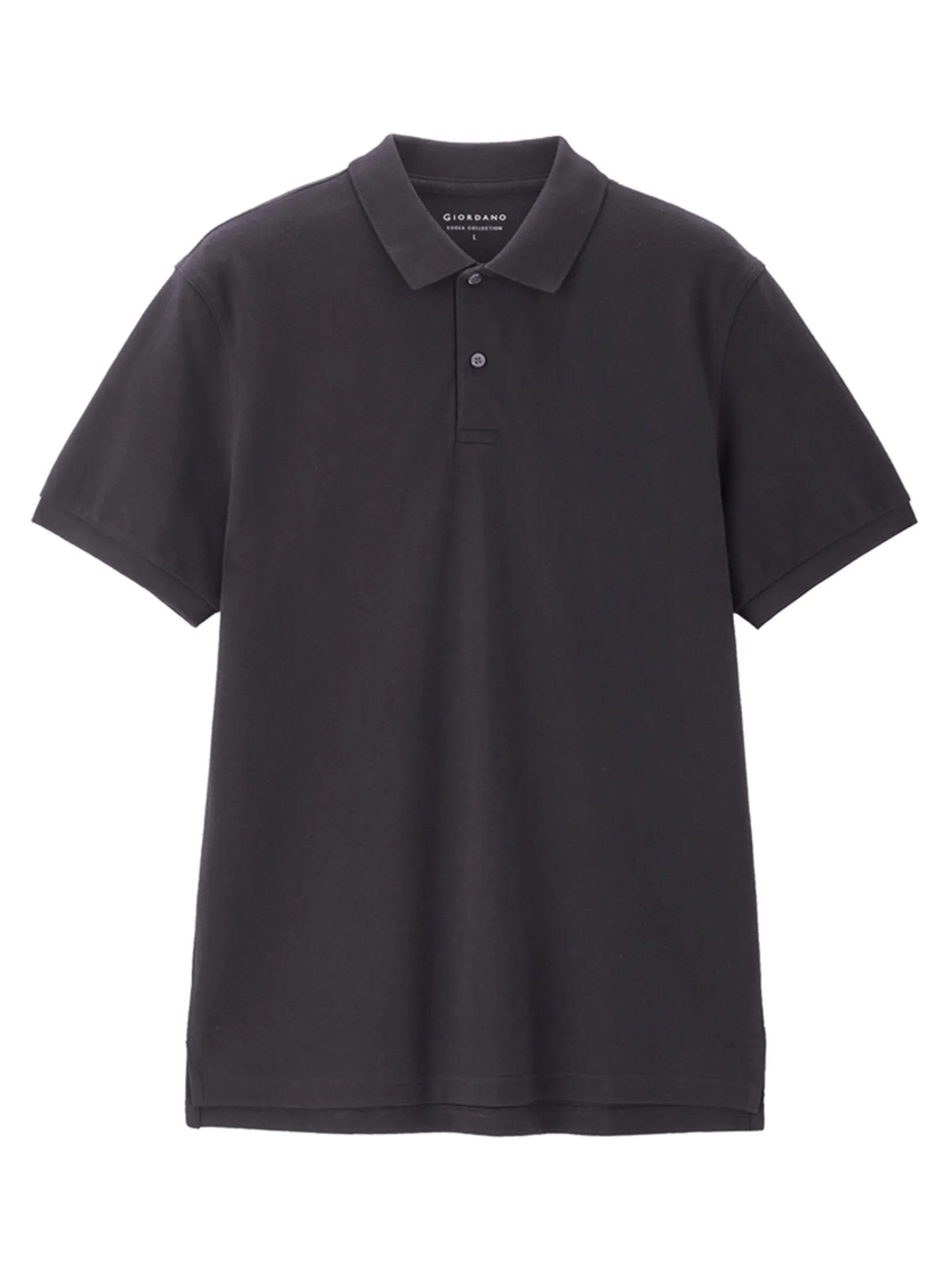 GIORDANO Men s Online Exclusive Pique Polo Shirt (Korea) Carbon Grey GIORDANO Men s Online Exclusive Pique Polo Shirt (Korea) Carbon Grey