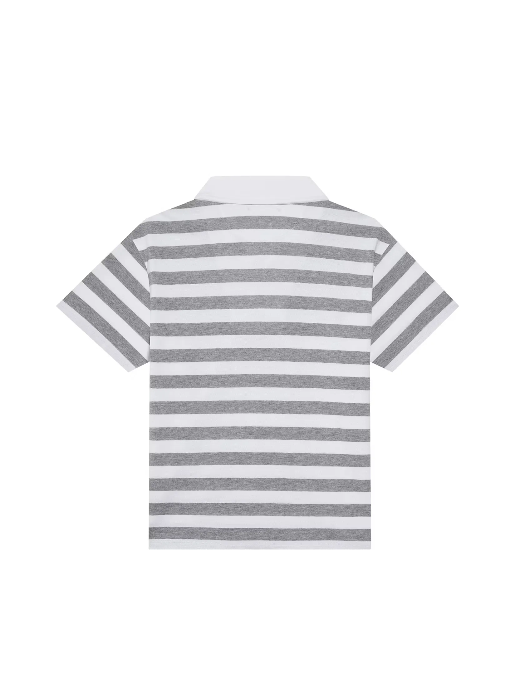 Moo [MOO 6/25] Sailor Smock Polo Shirt Gray