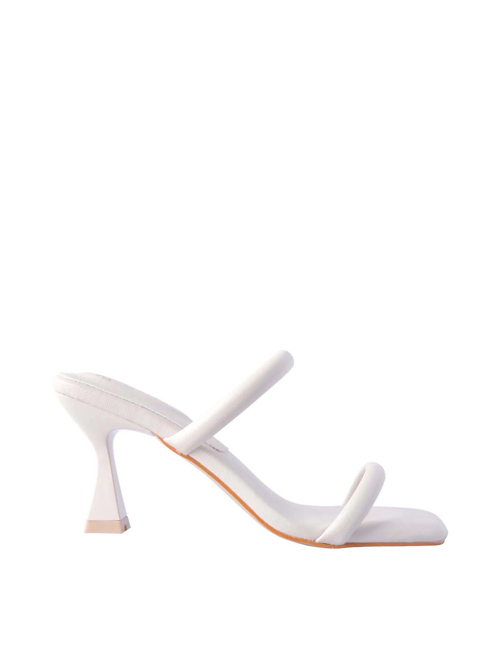 VILLAINS SF HOSTA Women's Comfort Heeled Sandals WHITE VILLAINS SF HOSTA Women's Comfort Heeled Sandals WHITE