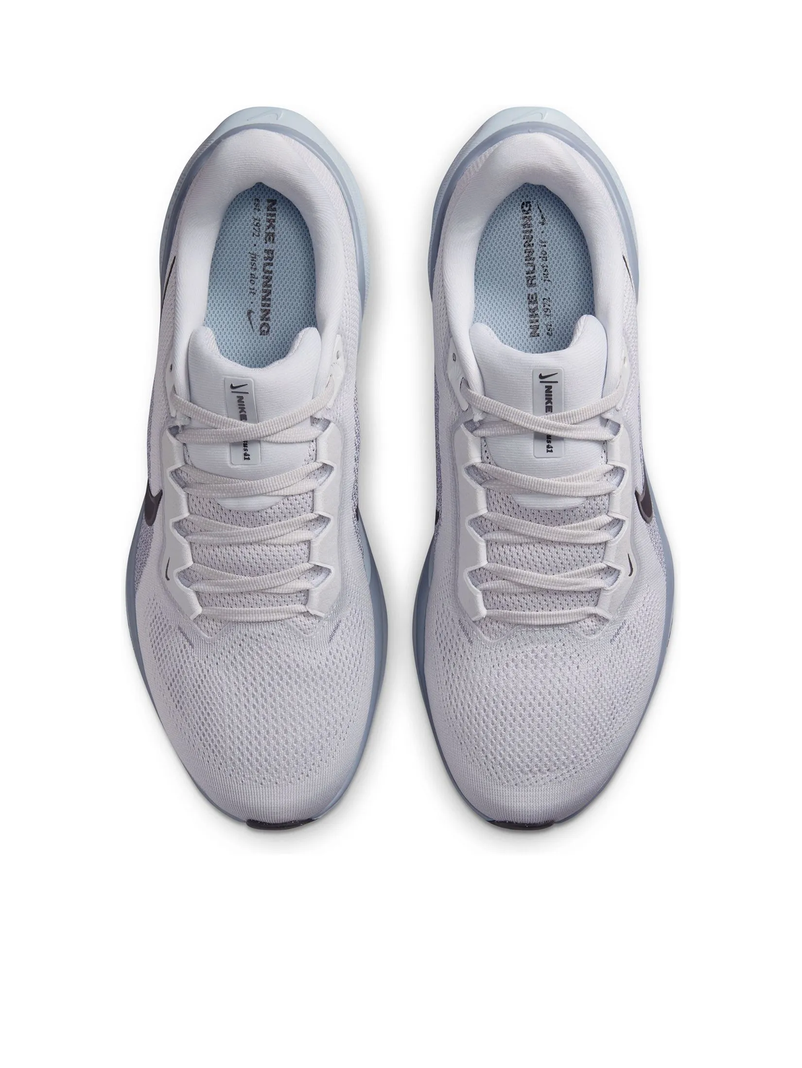 NIKE Men Running Shoes Pegasus 41 FD2722-015 Pure Platinum/Anthracite-LT Armory Blue NIKE Men Running Shoes Pegasus 41 FD2722-015 Pure Platinum/Anthracite-LT Armory Blue