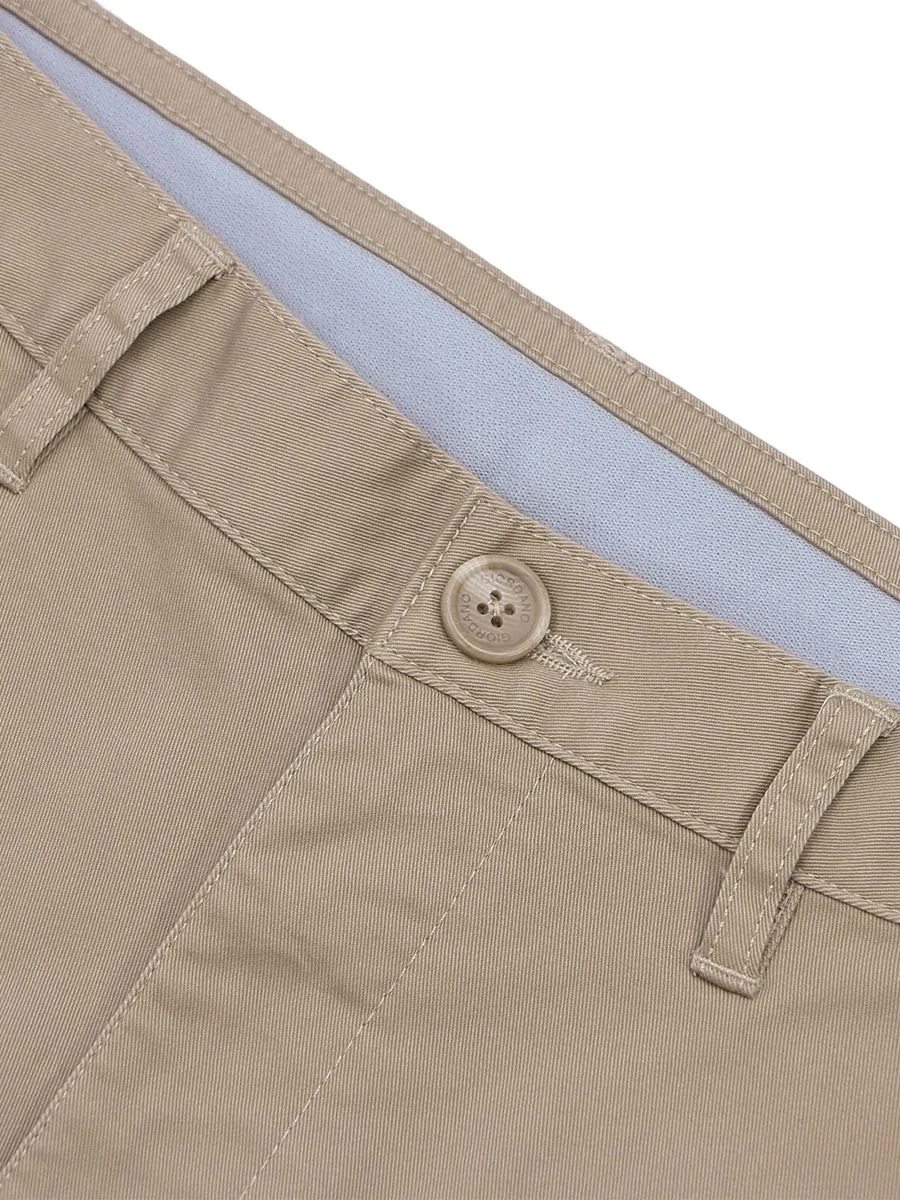 GIORDANO Men's Low rise Slim Taper Super Stretch Pants Woodsmoke khaki GIORDANO Men's Low rise Slim Taper Super Stretch Pants Woodsmoke khaki