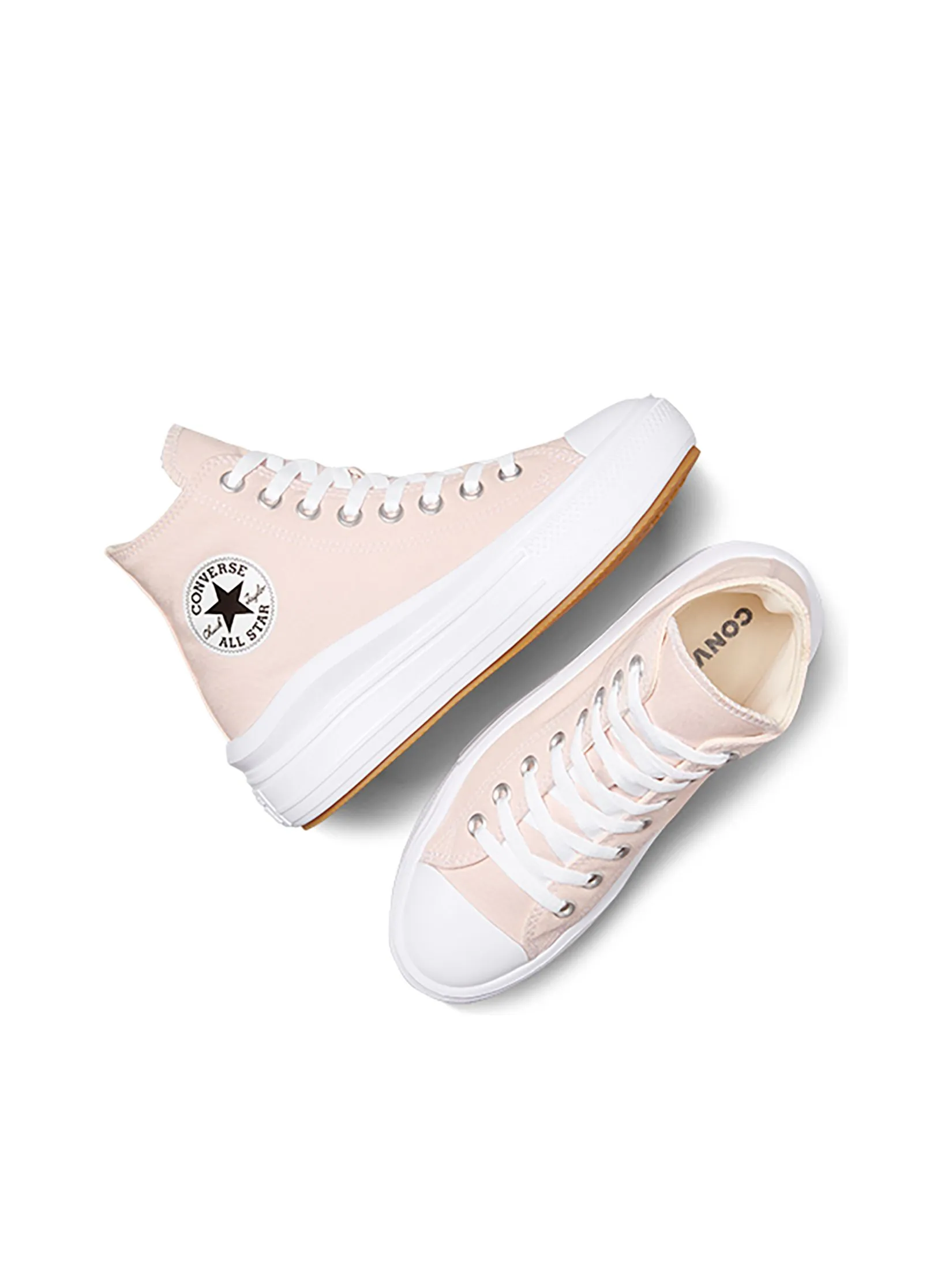 CONVERSE Women Sneakers CTAS Move Seasonal Color Hi Blush Hush/White/Egret CONVERSE Women Sneakers CTAS Move Seasonal Color Hi Blush Hush/White/Egret