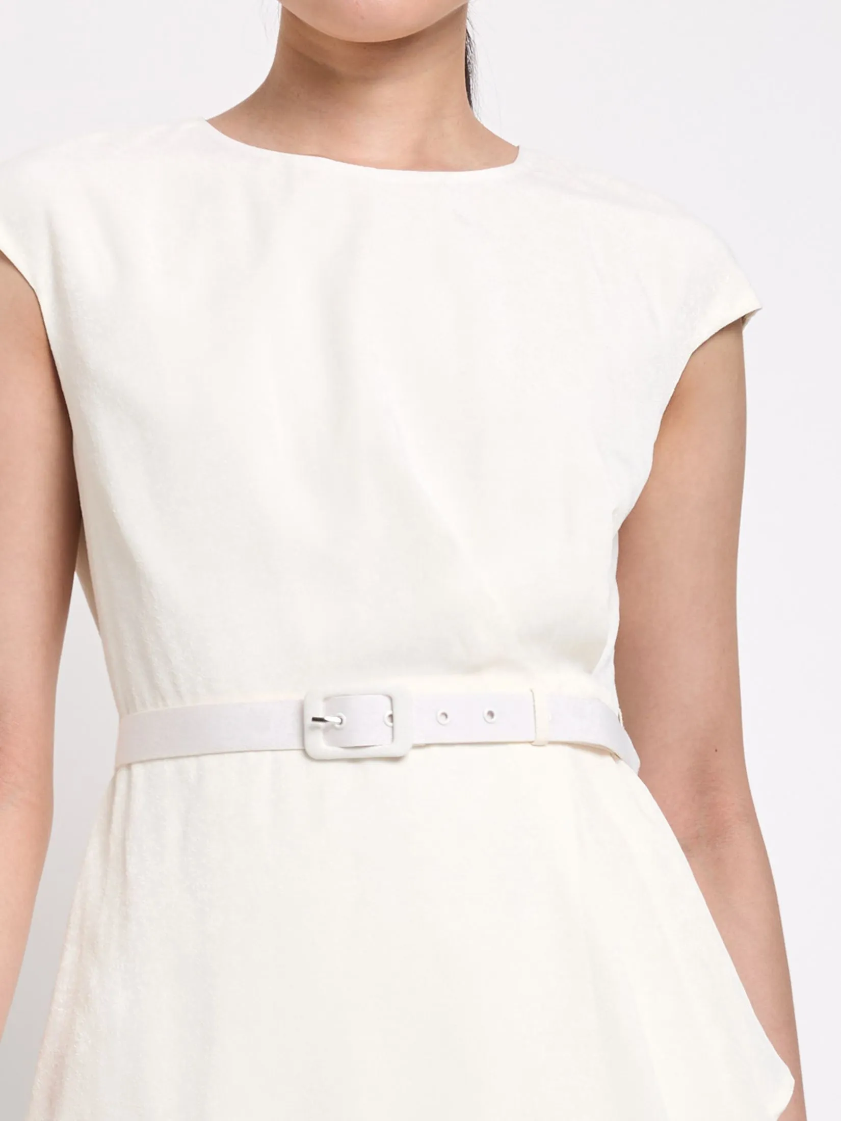 EXPRESSIONS Women Dress Cap Sleeves with Front Drape EXPRESSIONS Women Dress Cap Sleeves with Front Drape