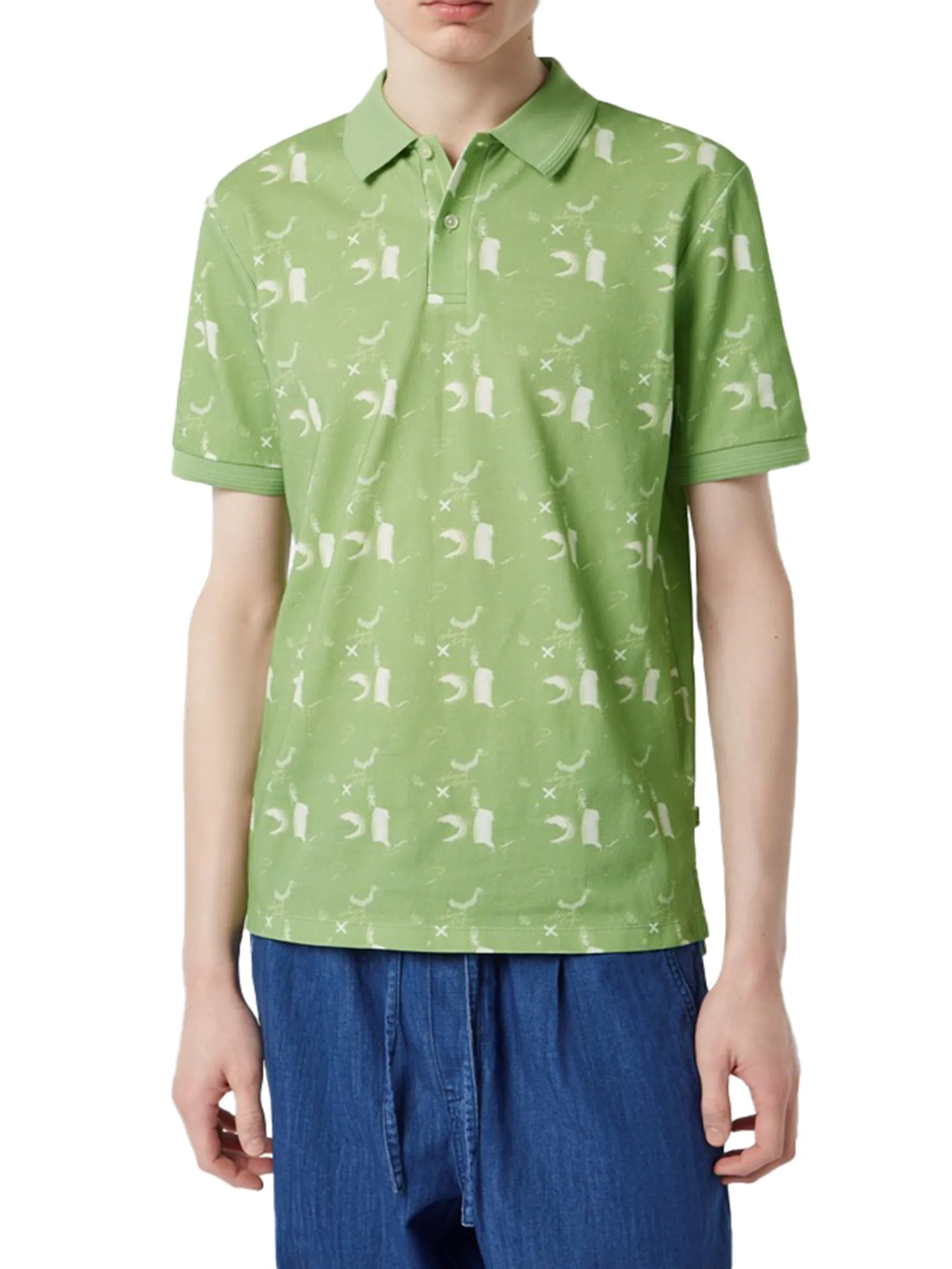 SCOTCH&SODA Men Polo Micro Aop Regular Fit SCOTCH&SODA Men Polo Micro Aop Regular Fit